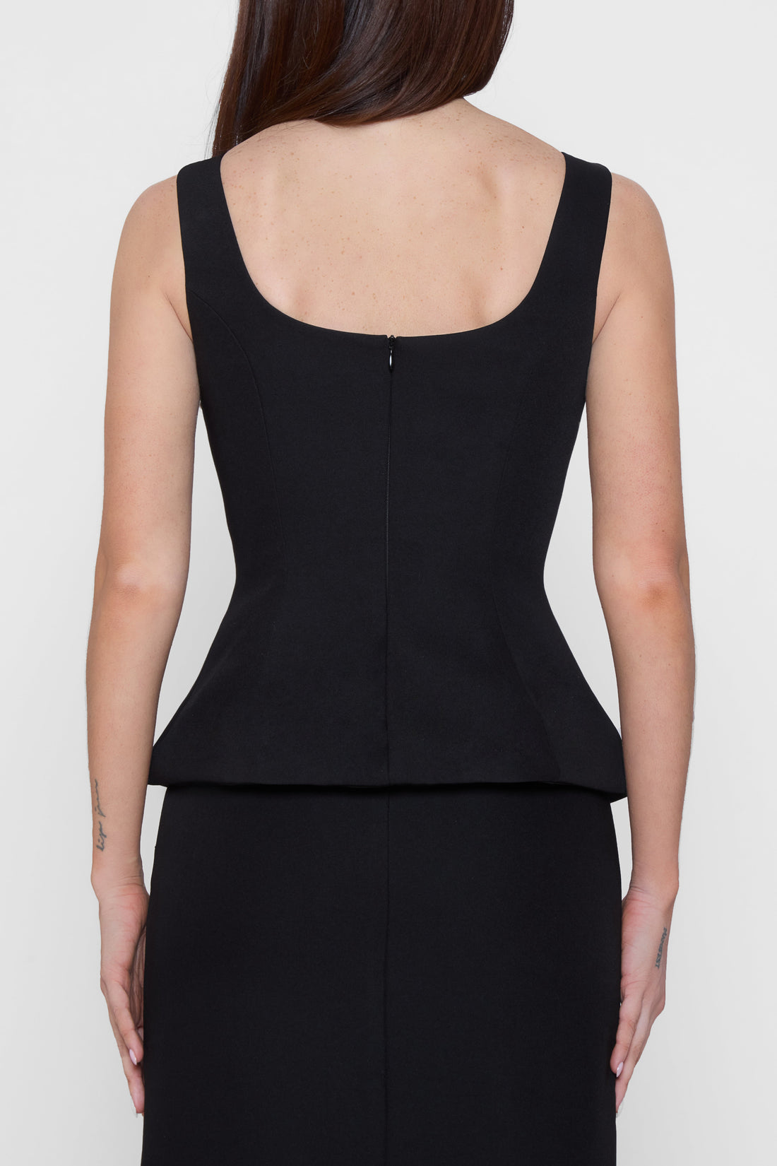 Chany Peplum Bustiyer Ust | T1008-BLK-XS | T1008-BLK-S | T1008-BLK-M | T1008-BLK-L | T1008-BLK-XL | T1008-BLK-XXL