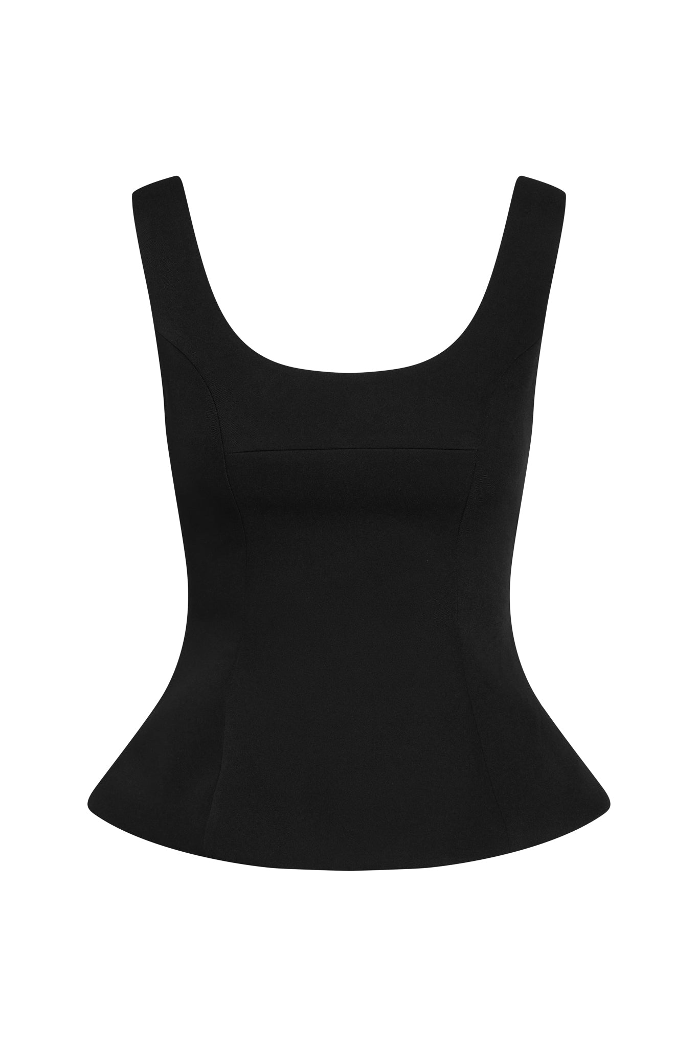Chany Peplum Bustiyer Ust | T1008-BLK-XS | T1008-BLK-S | T1008-BLK-M | T1008-BLK-L | T1008-BLK-XL | T1008-BLK-XXL