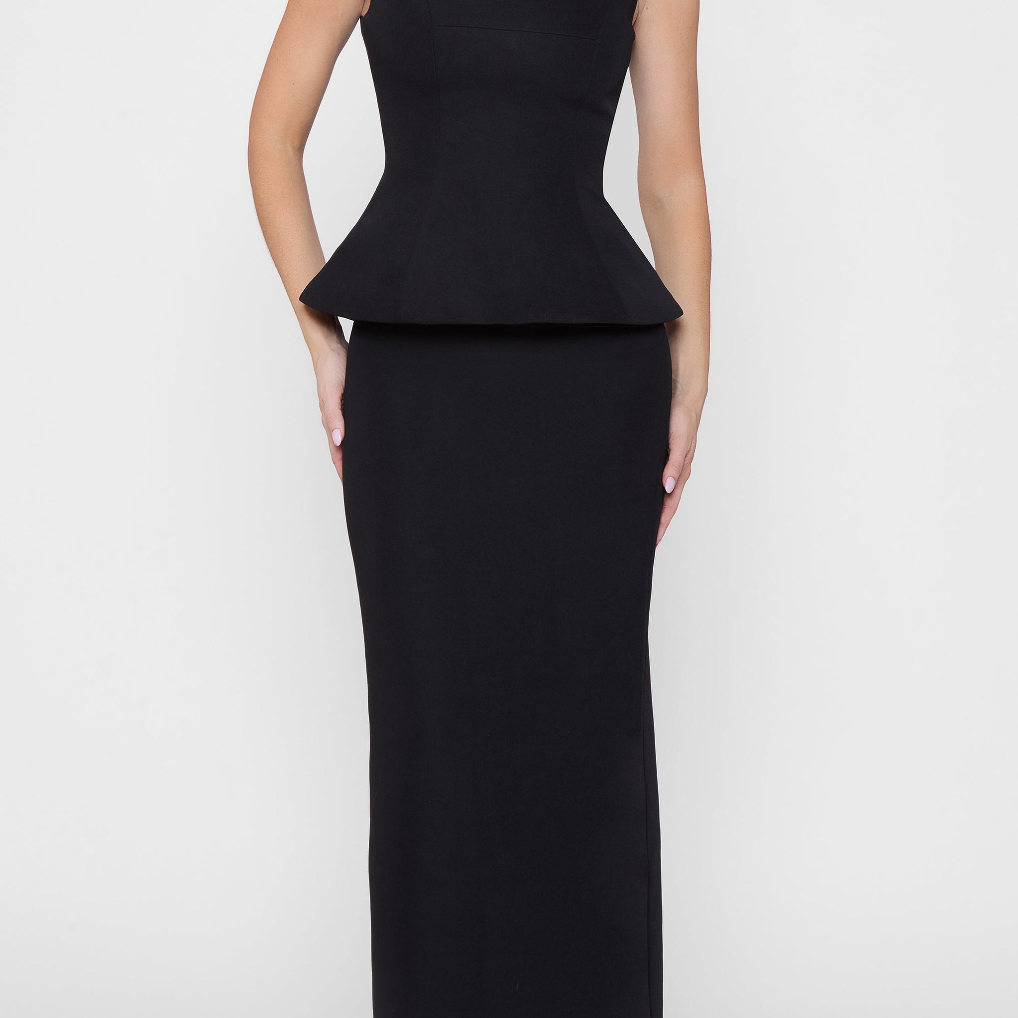 Nevayah Siyah Orgu Maxi Etek | SKRT1015-BLK-XS | SKRT1015-BLK-S | SKRT1015-BLK-M | SKRT1015-BLK-L | SKRT1015-BLK-XL | SKRT1015-BLK-XXL