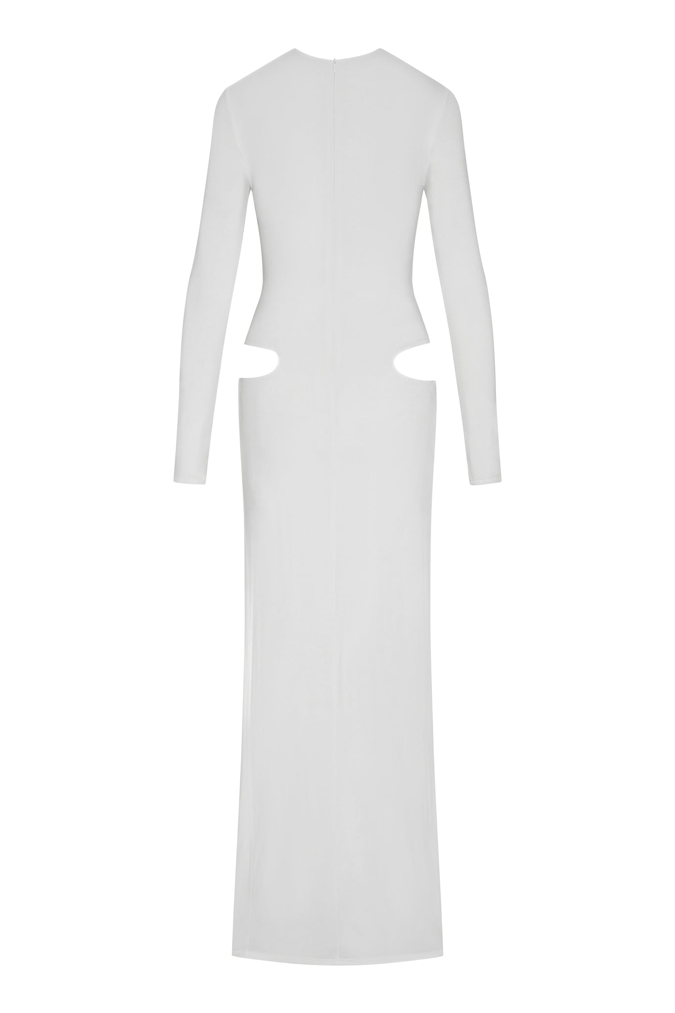 Azariah Kesik Detayli Maksi Elbise | D1149-WHITE-XS | D1149-WHITE-S | D1149-WHITE-M | D1149-WHITE-L | D1149-WHITE-XL | D1149-WHITE-XXL