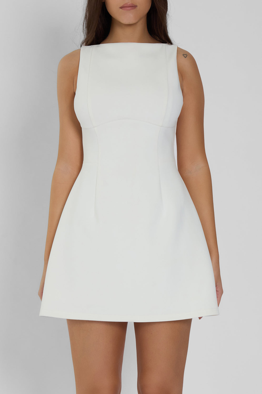Jadore Bustiyer Mini Elbise | D1050-WHITE-XS | D1050-WHITE-S | D1050-WHITE-M | D1050-WHITE-L | D1050-WHITE-XL | D1050-WHITE-XXL