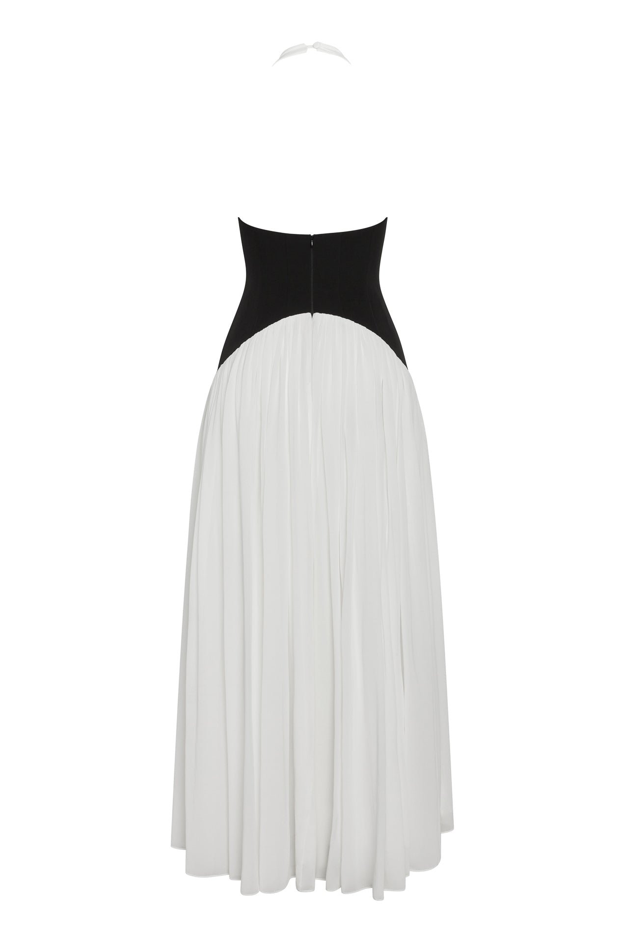 Mirielle Halter Korse Maksi Elbise | D1112-WHITE-XS | D1112-WHITE-S | D1112-WHITE-M | D1112-WHITE-L | D1112-WHITE-XL | D1112-WHITE-XXL