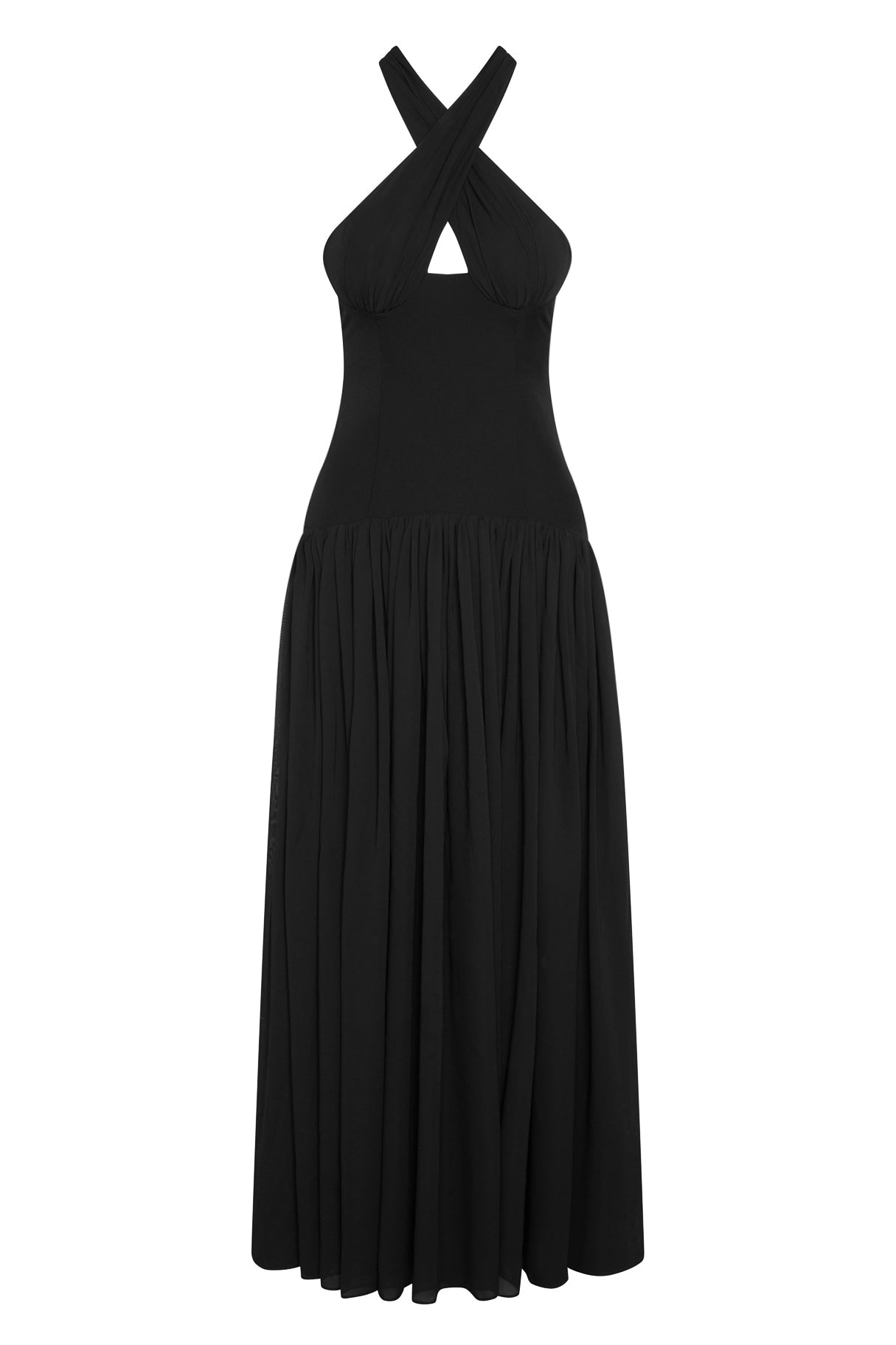 Aleksandra Halter Corset Maxi Dress | D1131-BLK-XS | D1131-BLK-S | D1131-BLK-M | D1131-BLK-L | D1131-BLK-XL | D1131-BLK-XXL