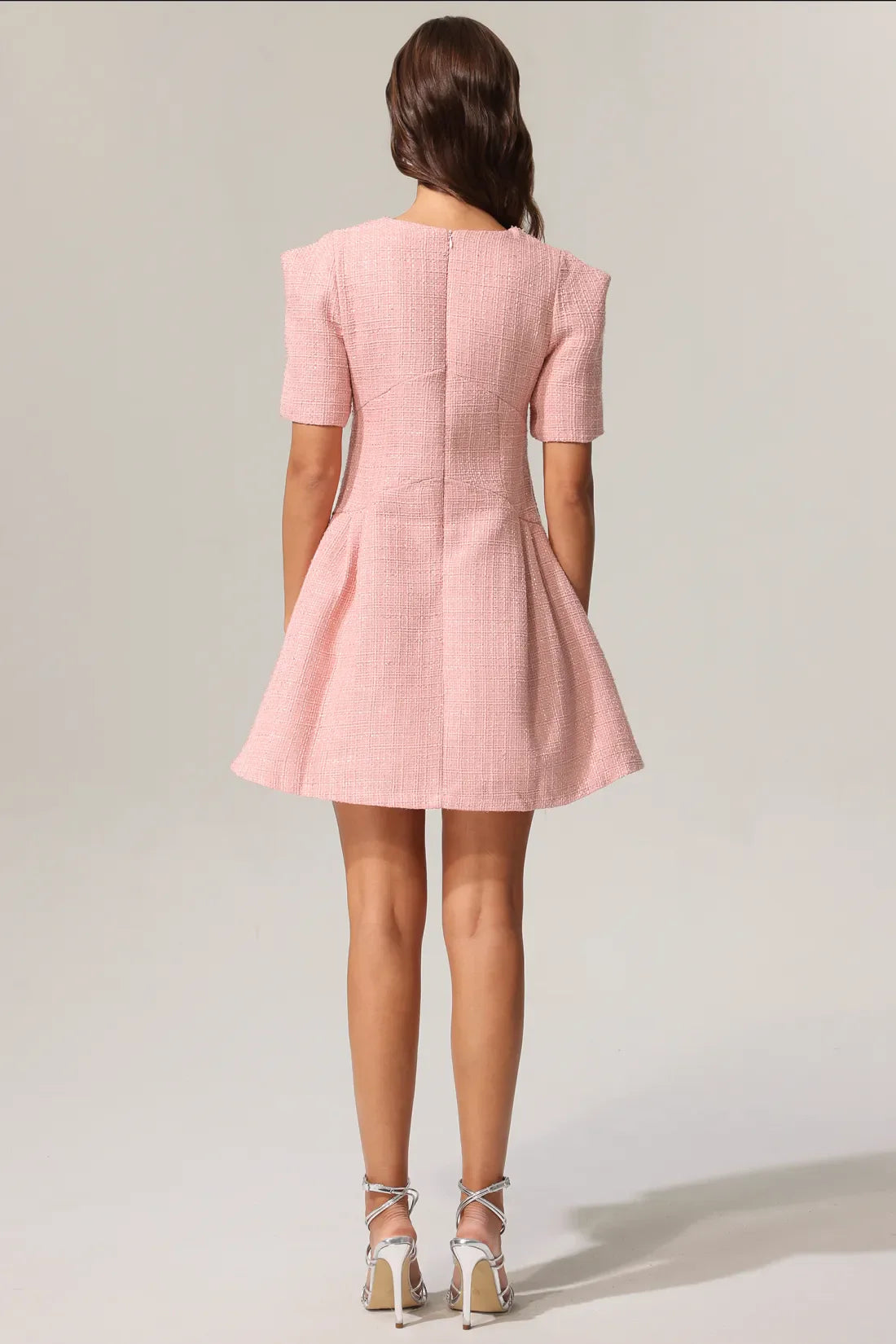 Jacey Kisa Kollu Mini Elbise | S | M | L