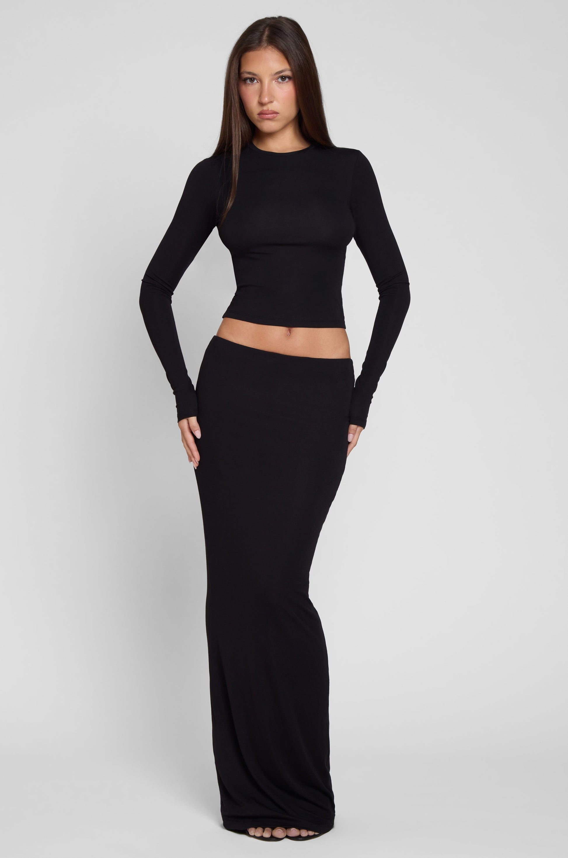 Nari Akici Siyah Maxi Etek | SKRT1016-BLK-XS | SKRT1016-BLK-S | SKRT1016-BLK-M | SKRT1016-BLK-L | SKRT1016-BLK-XL | SKRT1016-BLK-XXL