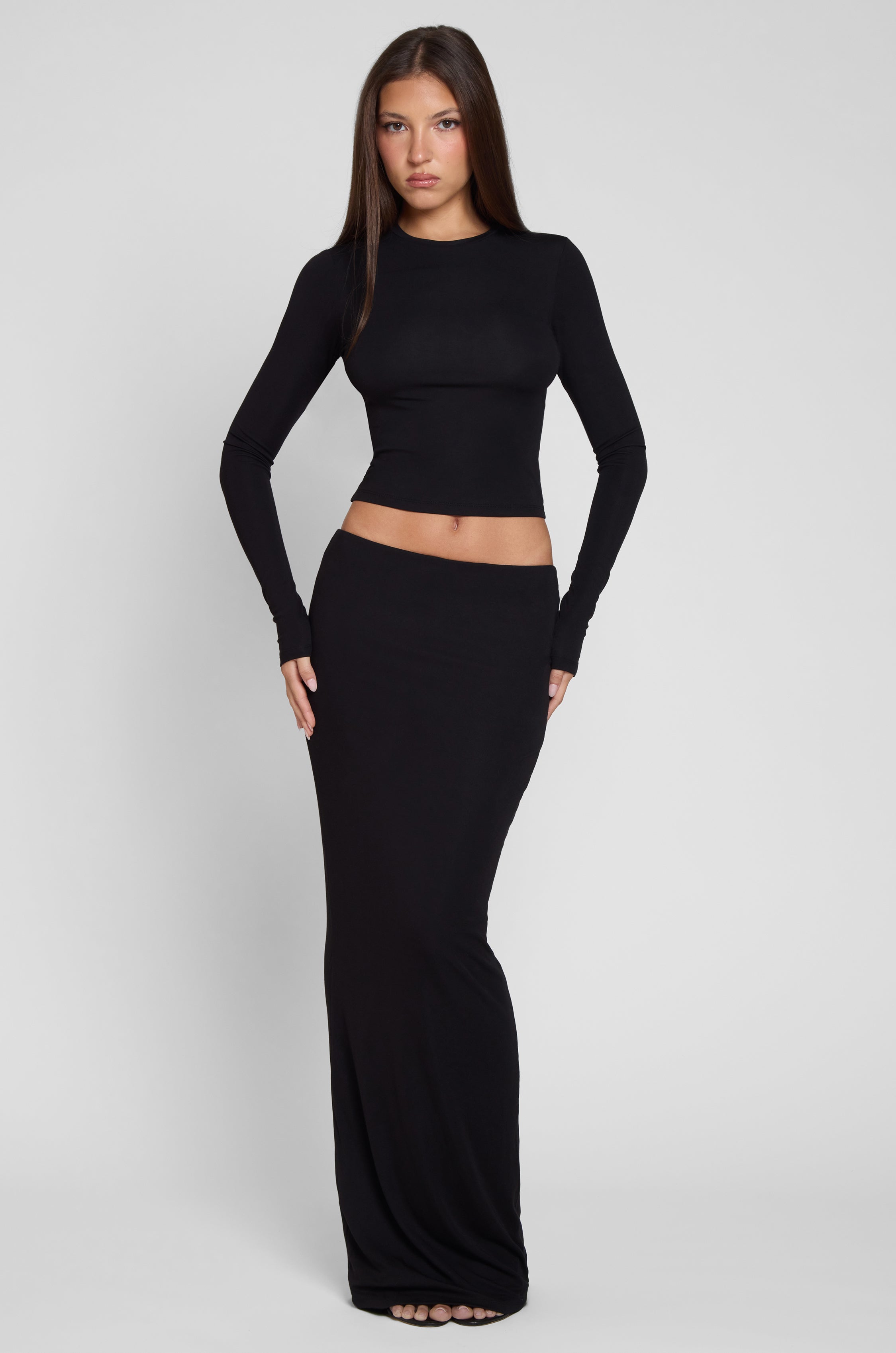 Nari Akici Siyah Maxi Etek | SKRT1016-BLK-XS | SKRT1016-BLK-S | SKRT1016-BLK-M | SKRT1016-BLK-L | SKRT1016-BLK-XL | SKRT1016-BLK-XXL