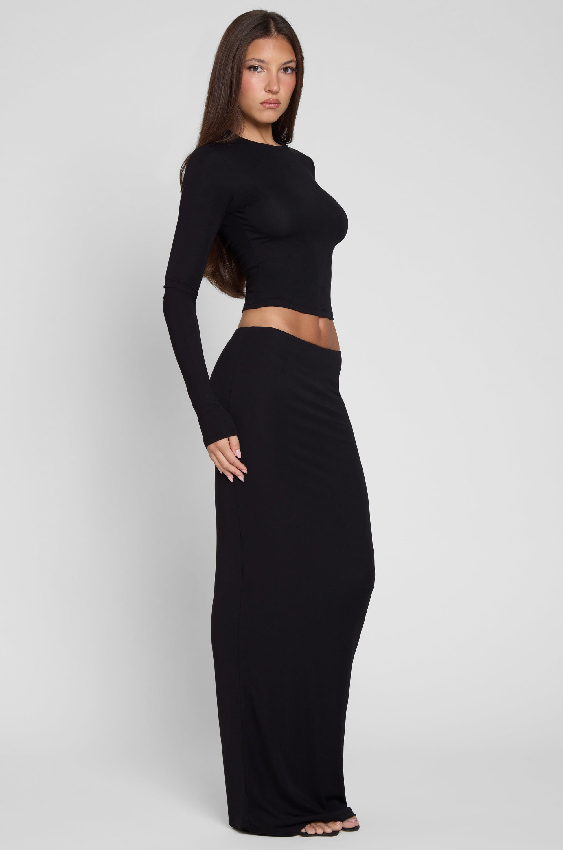 Nari Akici Siyah Maxi Etek | SKRT1016-BLK-XS | SKRT1016-BLK-S | SKRT1016-BLK-M | SKRT1016-BLK-L | SKRT1016-BLK-XL | SKRT1016-BLK-XXL