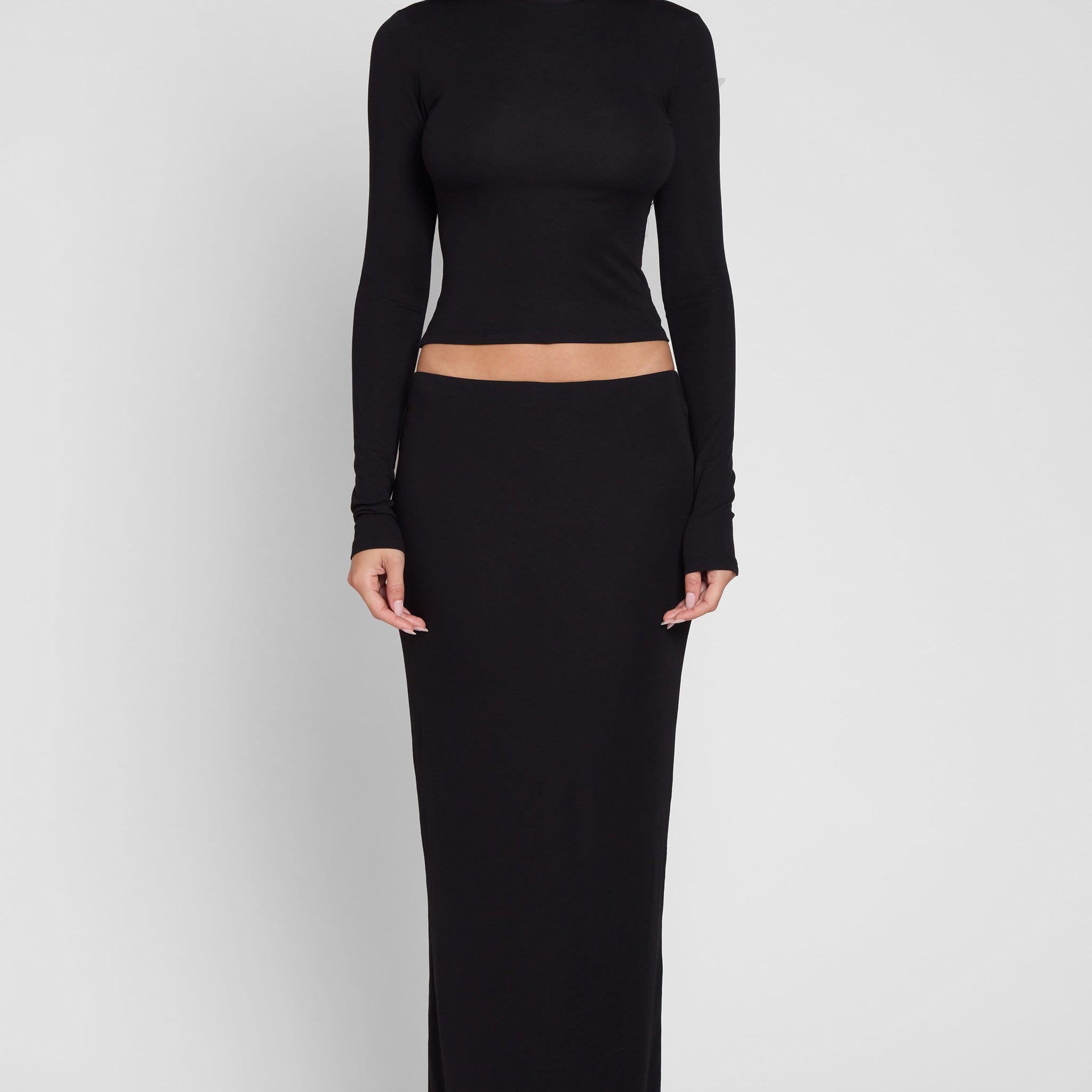 Nari Akici Siyah Maxi Etek | SKRT1016-BLK-XS | SKRT1016-BLK-S | SKRT1016-BLK-M | SKRT1016-BLK-L | SKRT1016-BLK-XL | SKRT1016-BLK-XXL