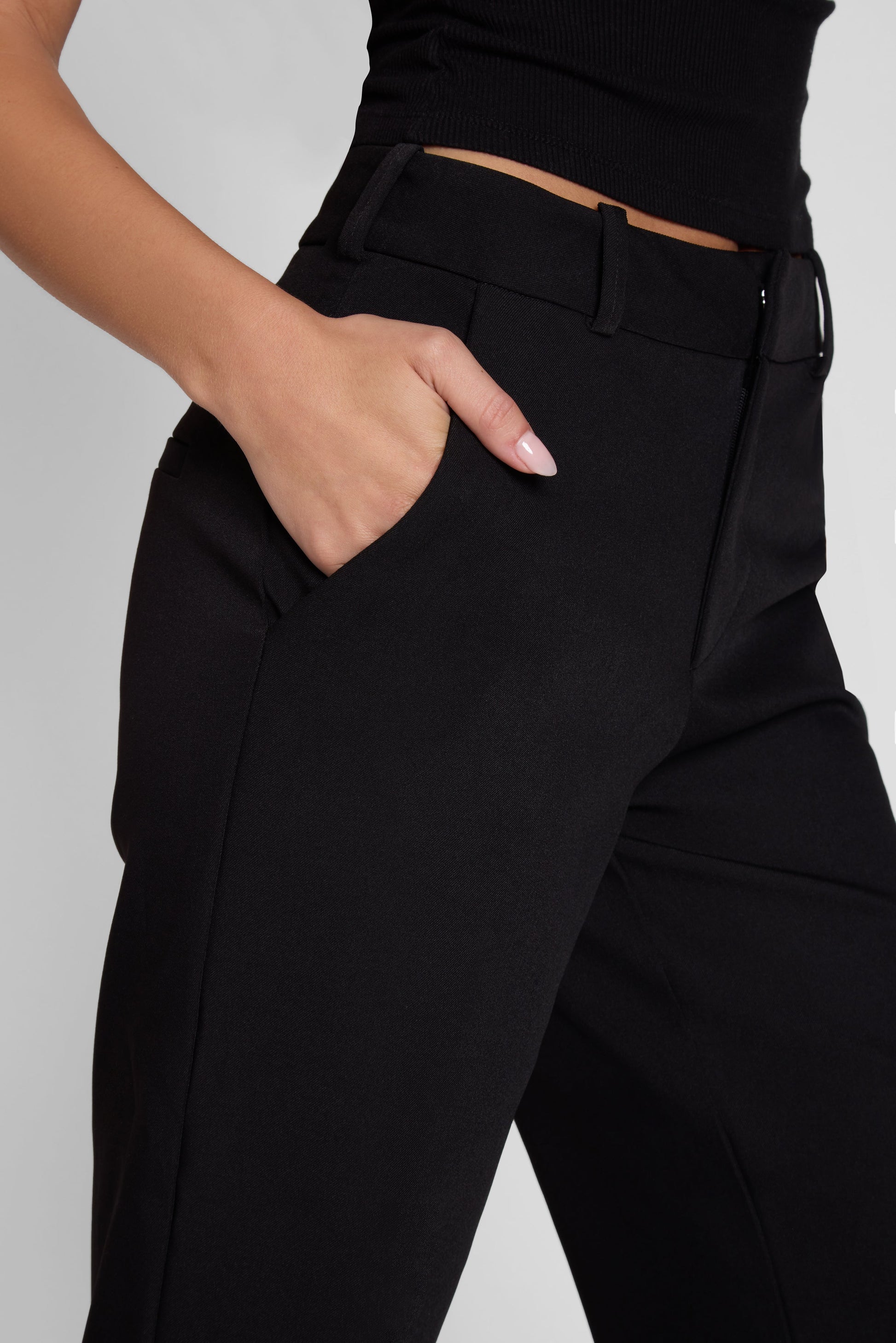 Corbyn Siyah Duz Paca Pantolon | P1001-BLK-XS | P1001-BLK-S | P1001-BLK-M | P1001-BLK-L | P1001-BLK-XL | P1001-BLK-XXL