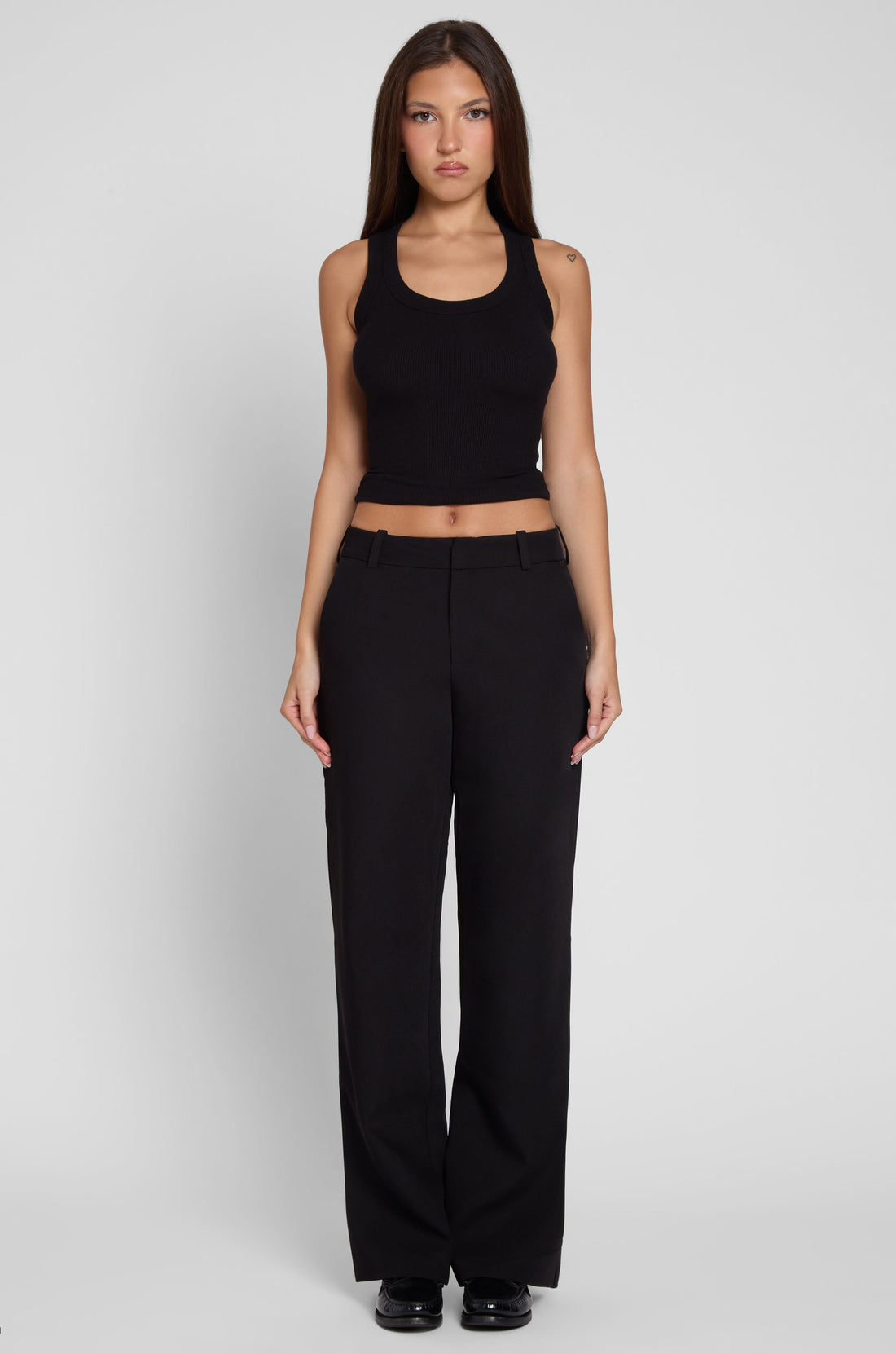 Corbyn Siyah Duz Paca Pantolon | P1001-BLK-XS | P1001-BLK-S | P1001-BLK-M | P1001-BLK-L | P1001-BLK-XL | P1001-BLK-XXL
