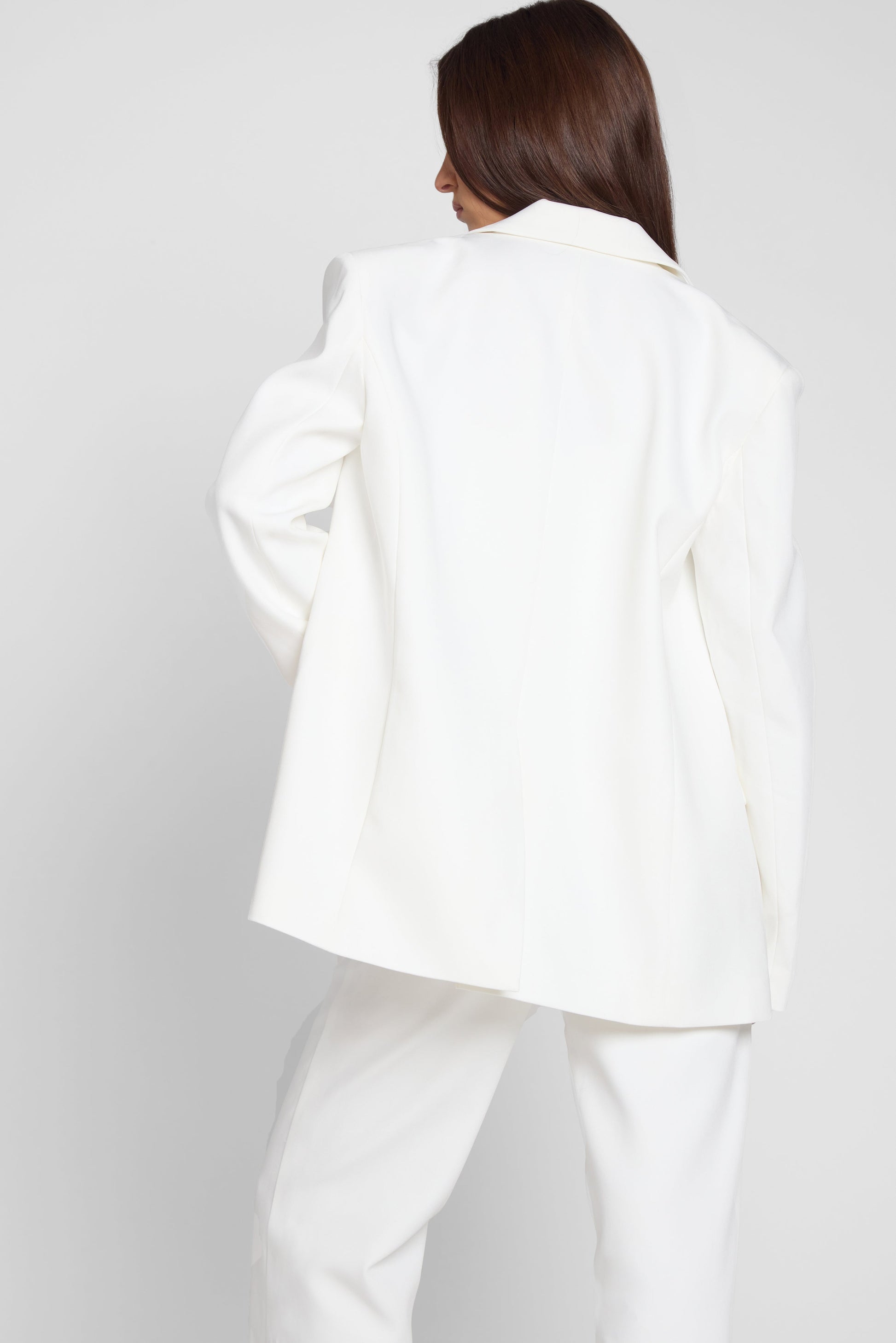 Niomi Oversize Kolon Blazer | BLZ1001-WHITE-XS | BLZ1001-WHITE-S | BLZ1001-WHITE-M | BLZ1001-WHITE-L | BLZ1001-WHITE-XL | BLZ1001-WHITE-XXL