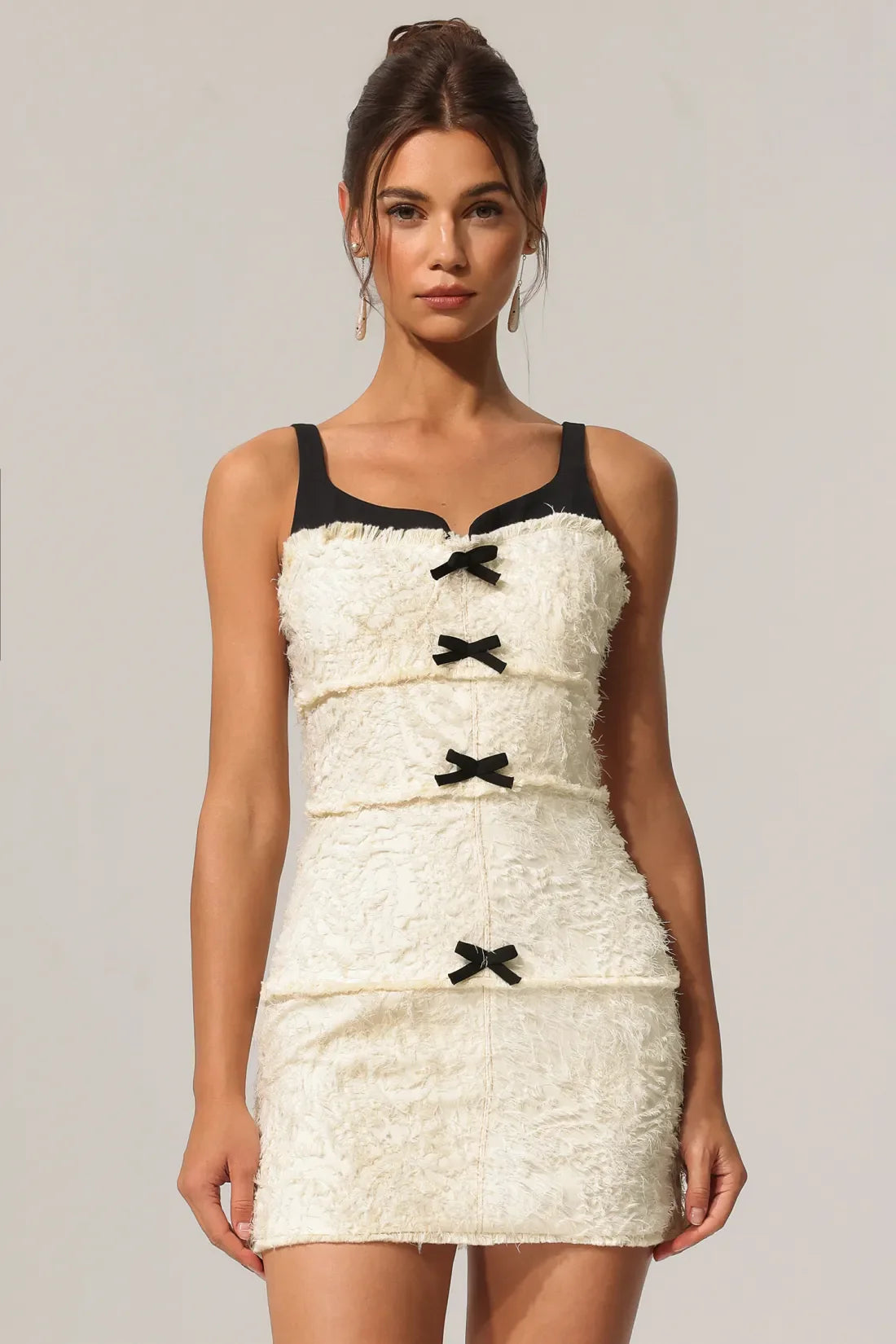 Rivka Straplez Fiyonklu Mini Elbise | S | M | L