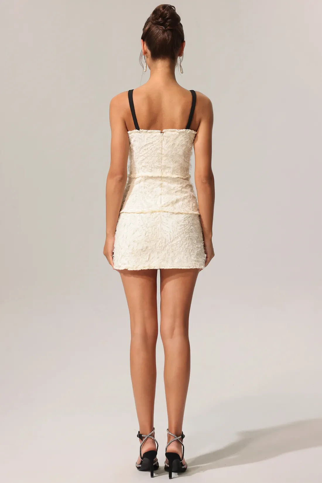 Rivka Straplez Fiyonklu Mini Elbise | S | M | L