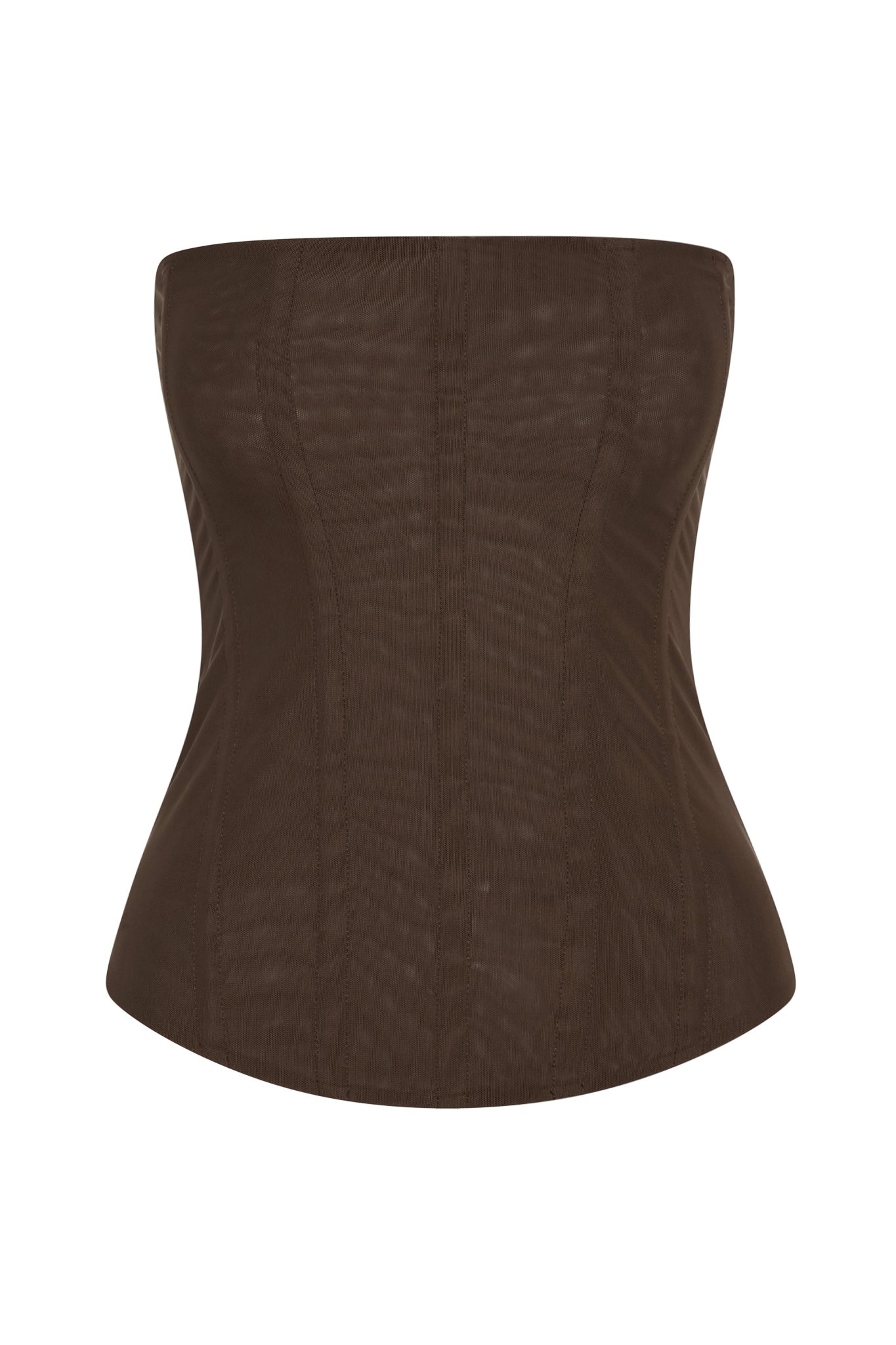 Shayla Straplez Korse Ust | T1016-CHOCOLATE-XS | T1016-CHOCOLATE-S | T1016-CHOCOLATE-M | T1016-CHOCOLATE-L | T1016-CHOCOLATE-XL | T1016-CHOCOLATE-XXL