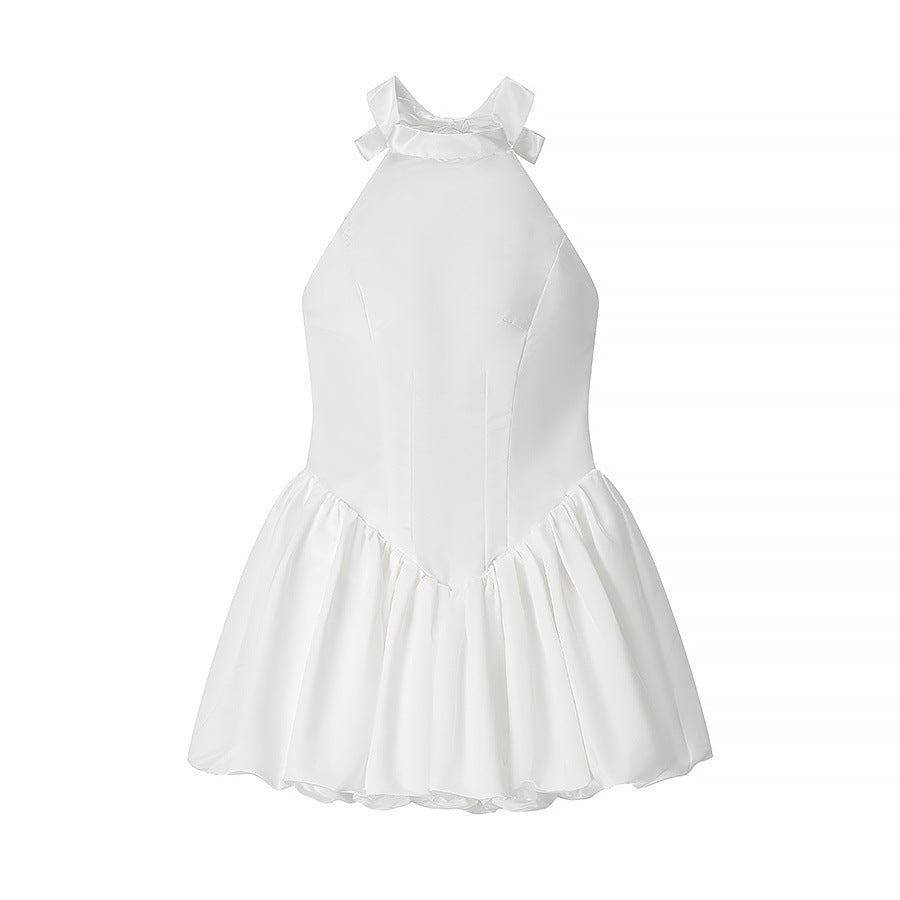 Anvika Halter Mini Elbise - Beyaz [7Y91TI64]