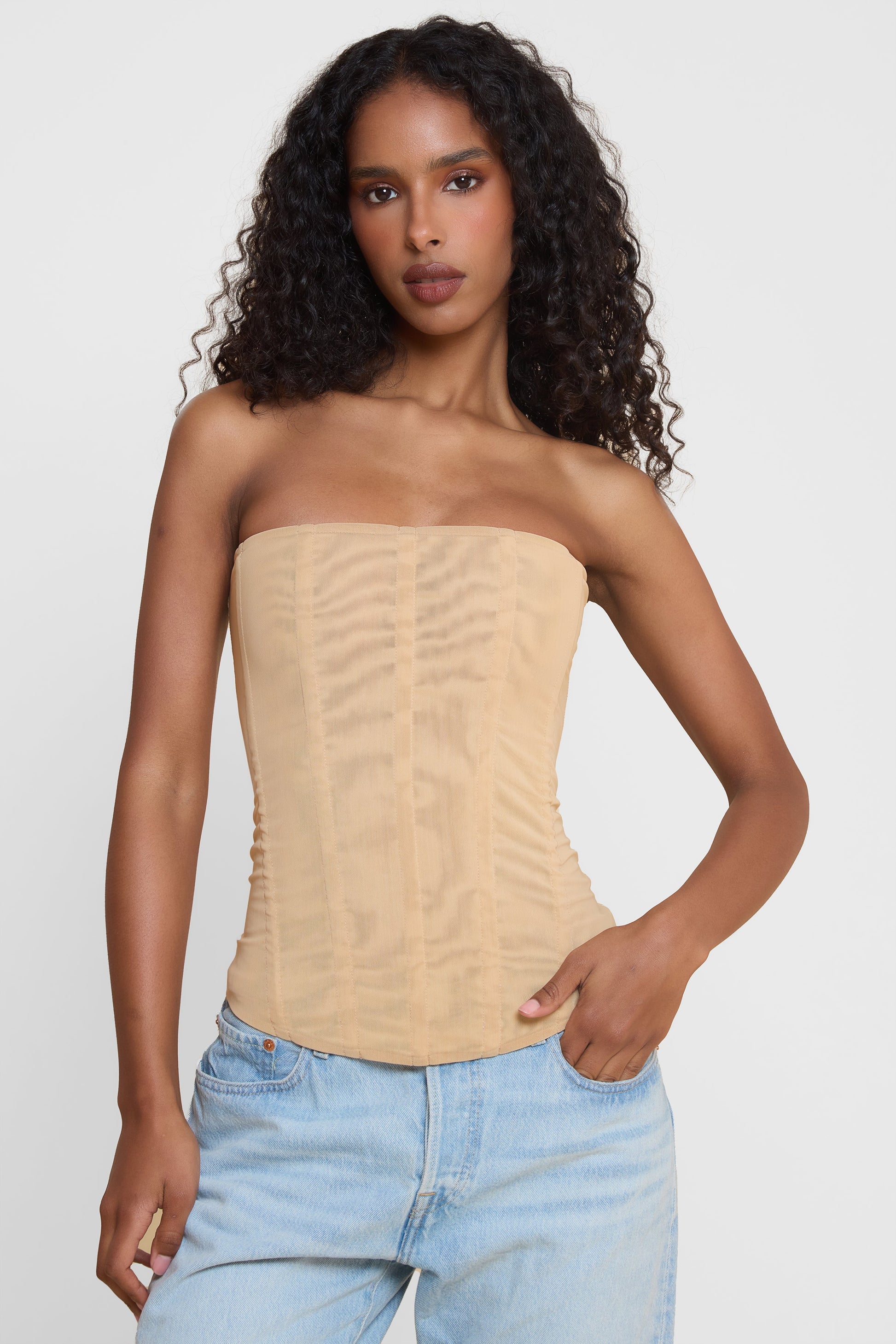 Miral File Korse Bustiyer | T1016-TAN-XS | T1016-TAN-S | T1016-TAN-M | T1016-TAN-L | T1016-TAN-XL | T1016-TAN-XXL