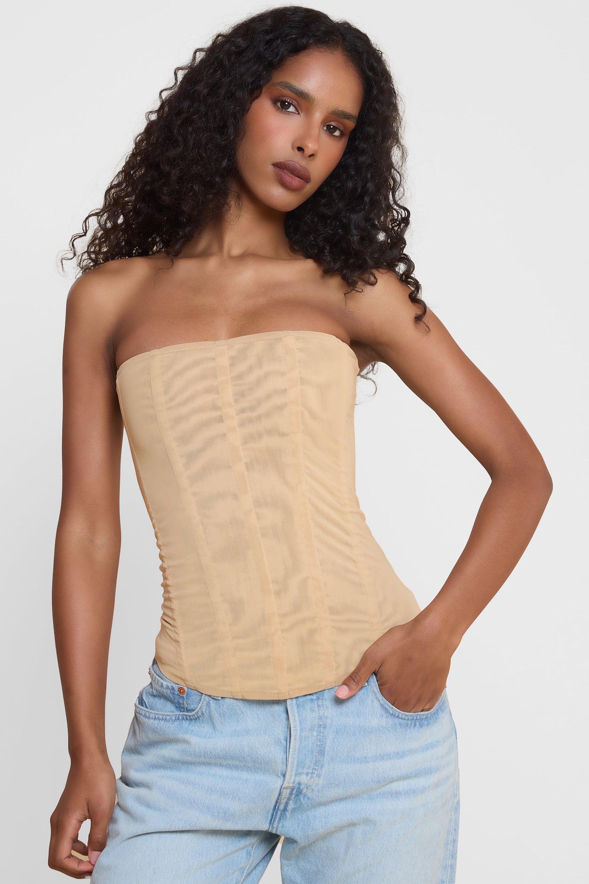 Miral File Korse Bustiyer | T1016-TAN-XS | T1016-TAN-S | T1016-TAN-M | T1016-TAN-L | T1016-TAN-XL | T1016-TAN-XXL