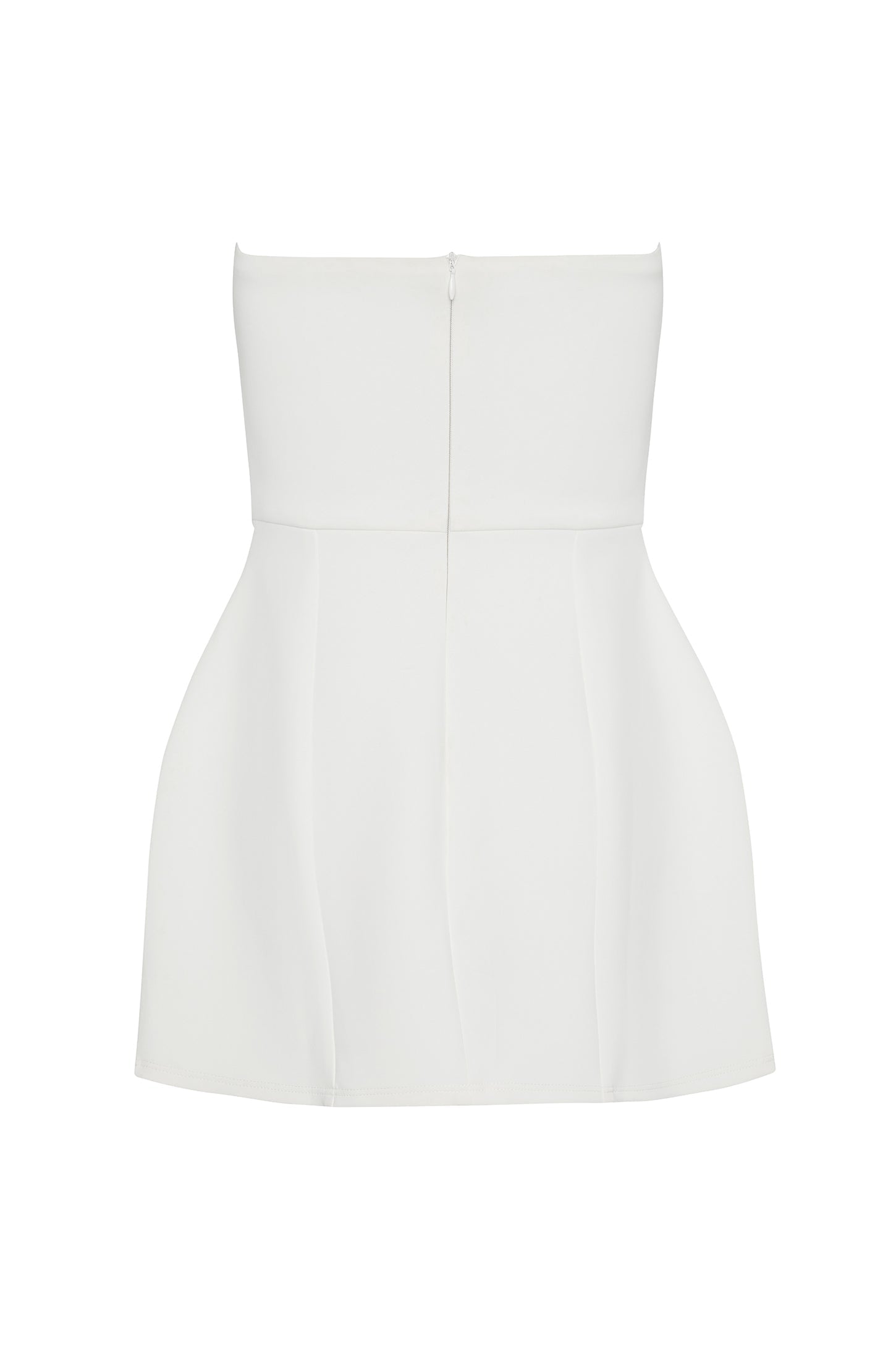 Ellieana Straplez Mini Elbise | D1049-WHITE-XS | D1049-WHITE-S | D1049-WHITE-M | D1049-WHITE-L | D1049-WHITE-XL | D1049-WHITE-XXL