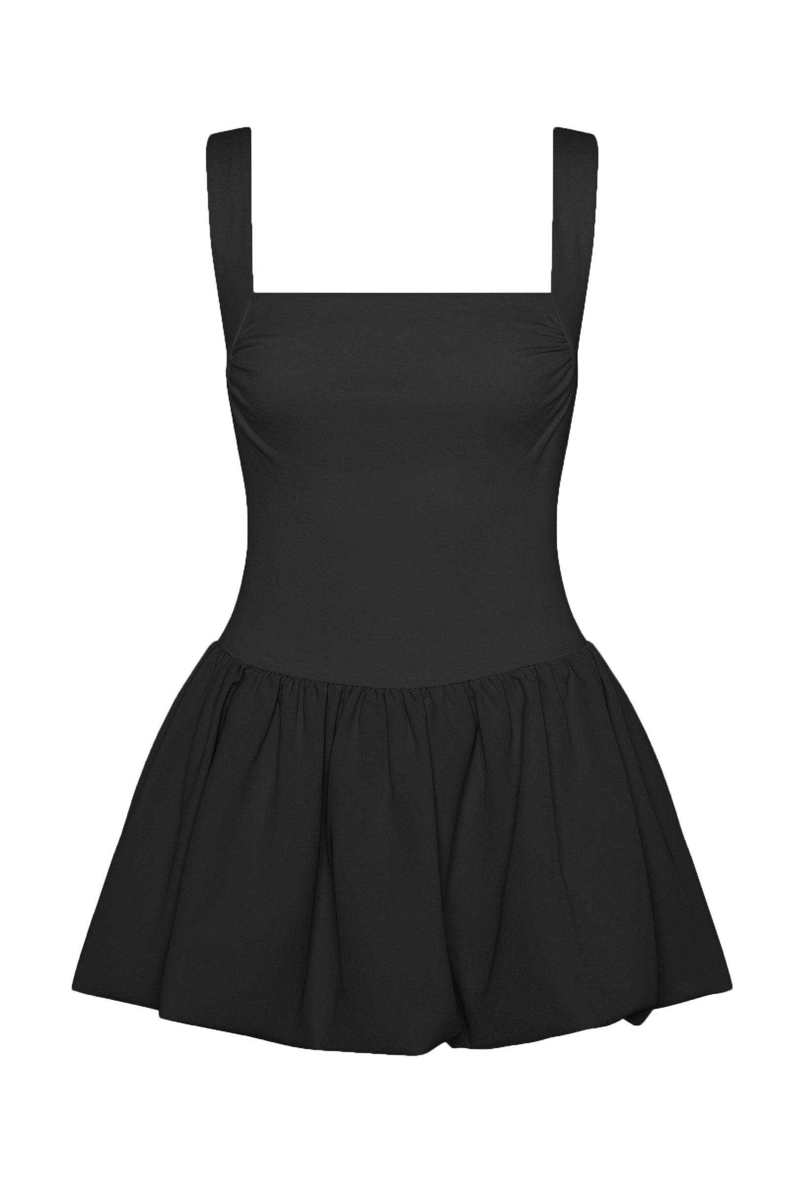 Agnes Kabarik Orgu Mini Elbise | D1082-BLK-XS | D1082-BLK-S | D1082-BLK-M | D1082-BLK-L | D1082-BLK-XL | D1082-BLK-XXL