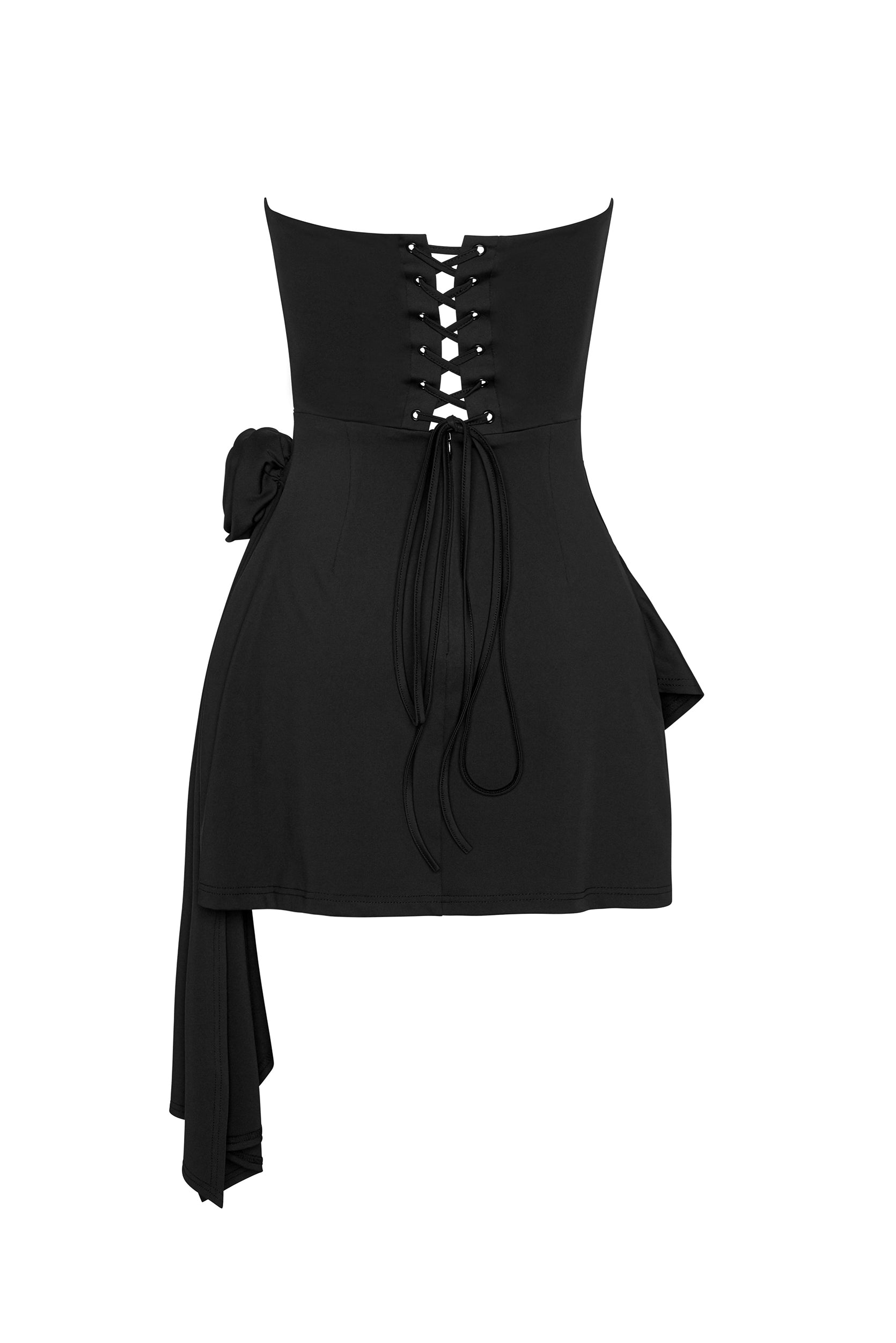 Vihana Strapless Mini Dress | D1089-BLK-XS | D1089-BLK-S | D1089-BLK-M | D1089-BLK-L | D1089-BLK-XL | D1089-BLK-XXL