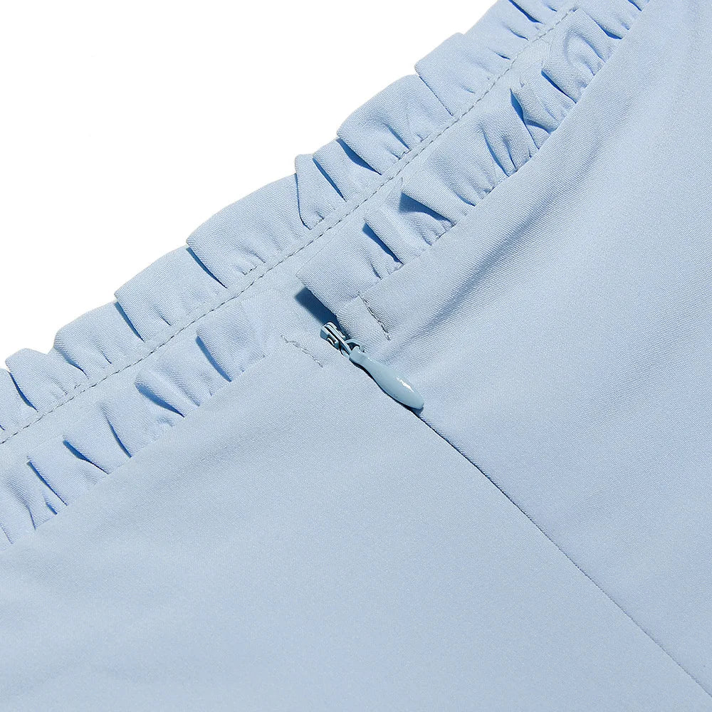 Velorage Alara Kare Yaka Puf Kol Mini Elbise | 14-173-Blue-5-100014064 | 14-173-Blue-5-100014066 | 14-173-Blue-5-361385 | 14-173-Blue-5-361386