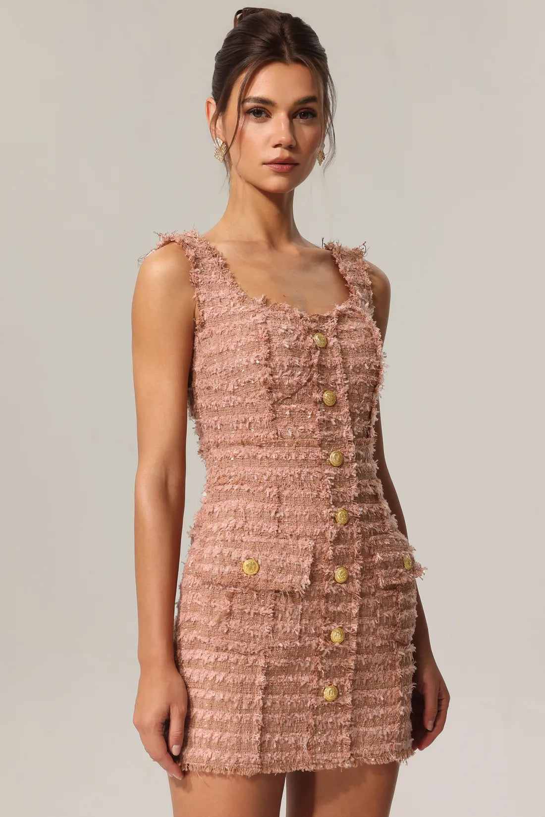 Tehila Askili Tweed Mini Elbise | S | M | L