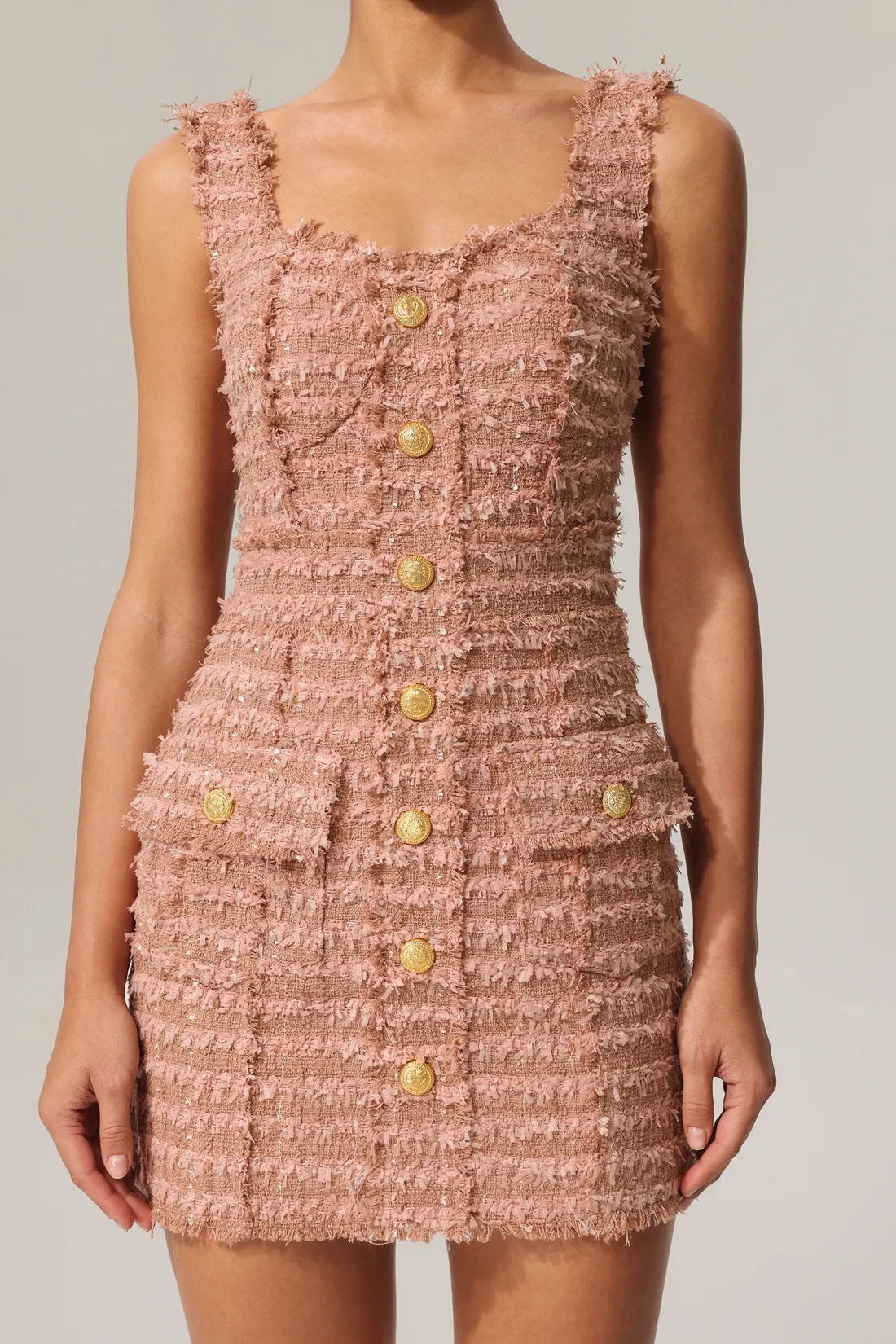 Tehila Askili Tweed Mini Elbise | S | M | L