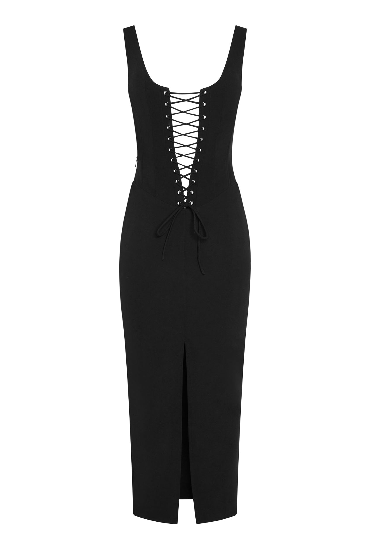 Annsley Korseli Midi Elbise | D1115-BLK-XS | D1115-BLK-S | D1115-BLK-M | D1115-BLK-L | D1115-BLK-XL | D1115-BLK-XXL