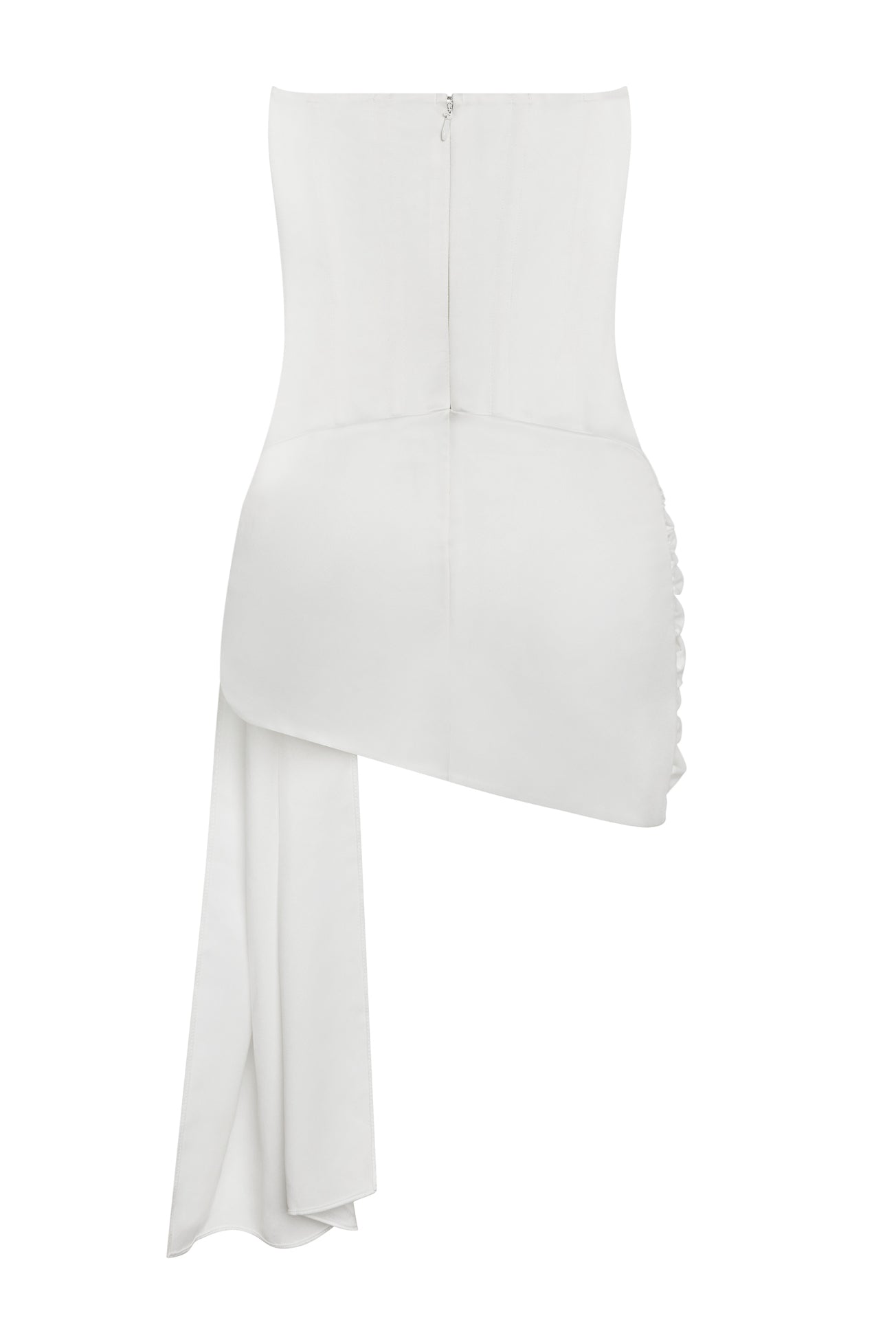 Keziah Saten Korseli Mini Elbise | D1121-WHITE-XS | D1121-WHITE-S | D1121-WHITE-M | D1121-WHITE-L | D1121-WHITE-XL | D1121-WHITE-XXL
