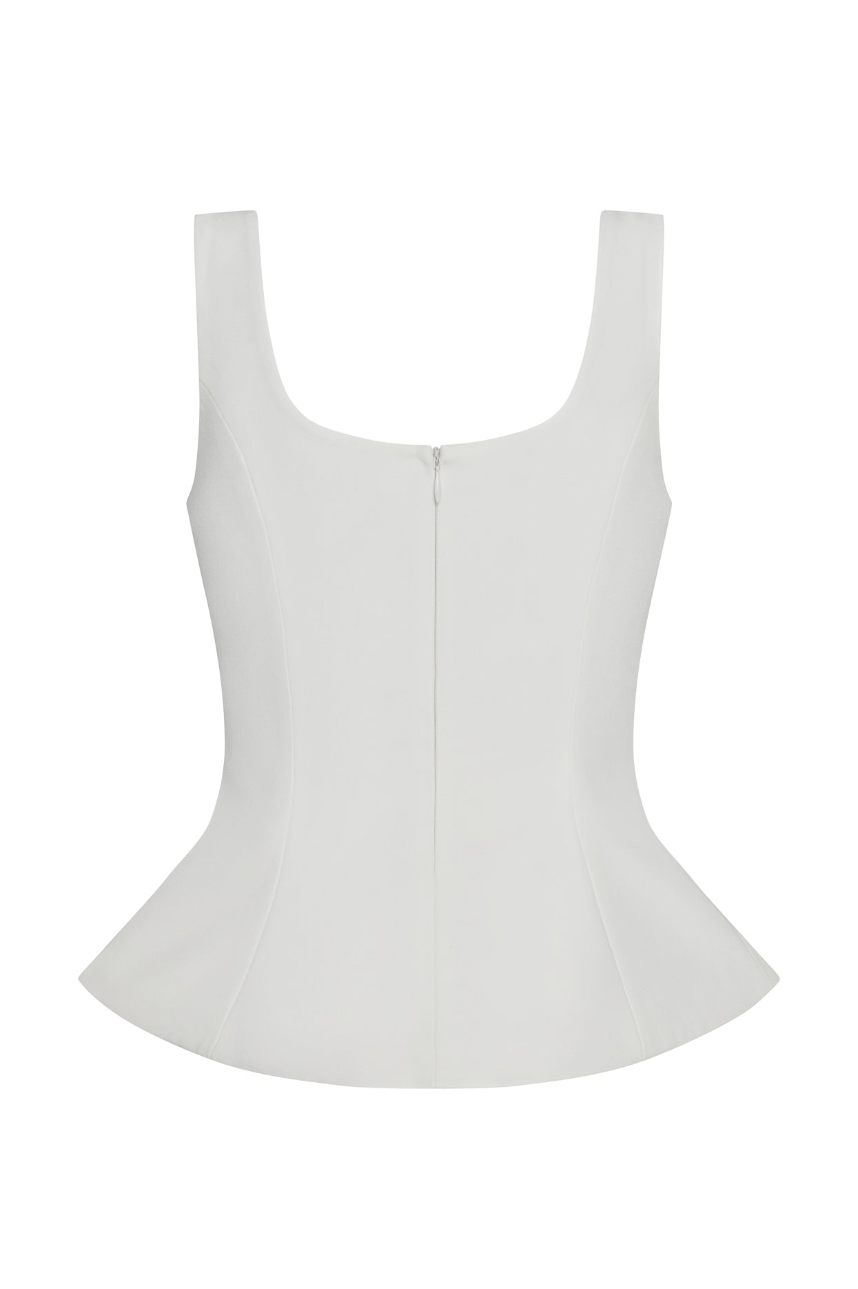 Kaleya Orgu Kontur Peplum Bustiyer | T1008-WHITE-XS | T1008-WHITE-S | T1008-WHITE-M | T1008-WHITE-L | T1008-WHITE-XL | T1008-WHITE-XXL
