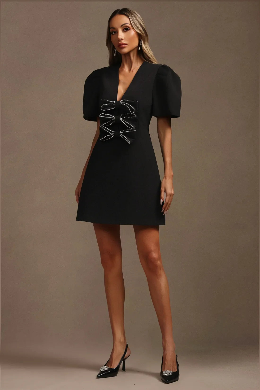 Livi Fiyonklu Mini Elbise | S | M | L