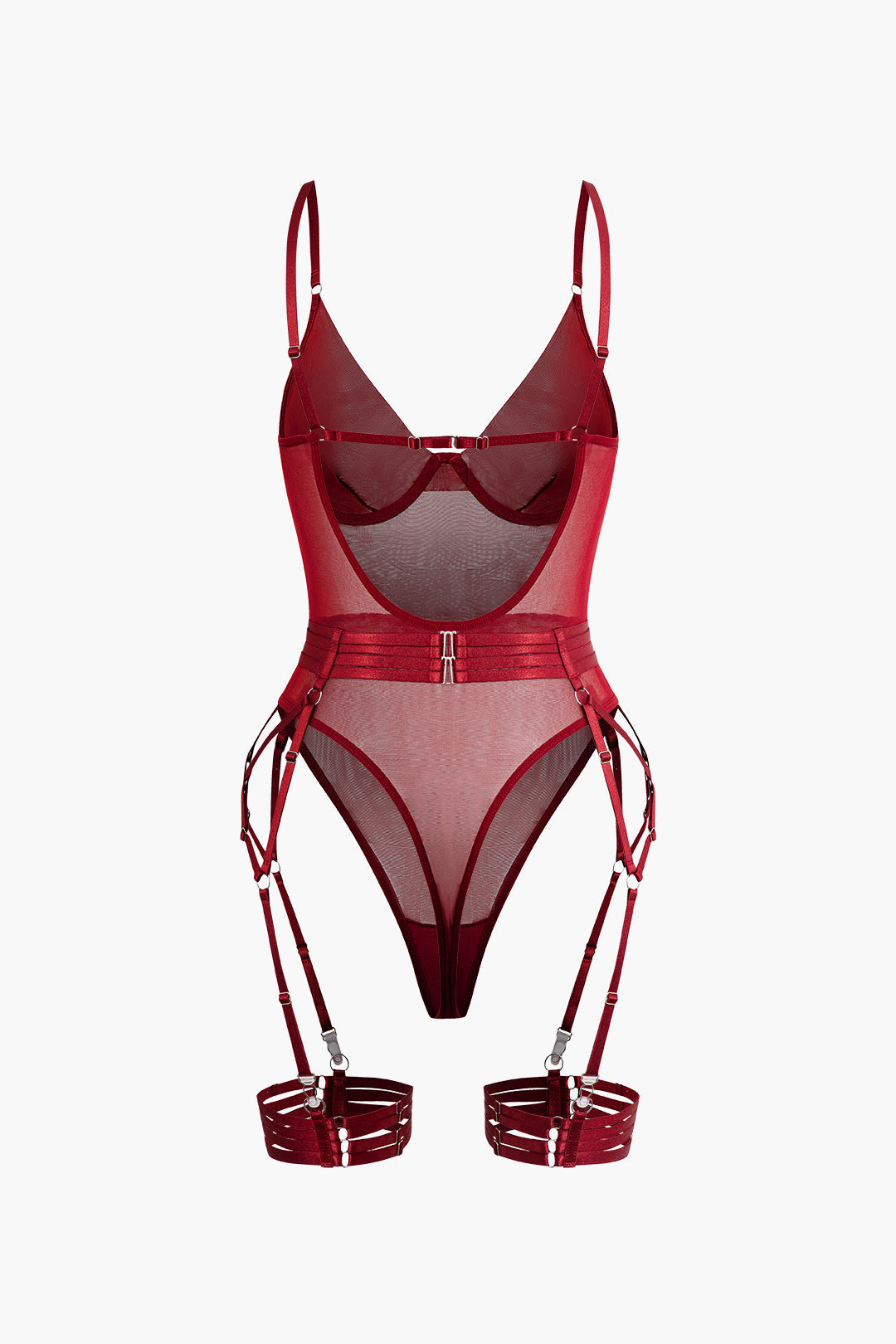 Velorage Jermani File Bodysuit Takimi | 13961-DG1739525662-red-S | 13961-DG1739525662-red-M | 13961-DG1739525662-red-L