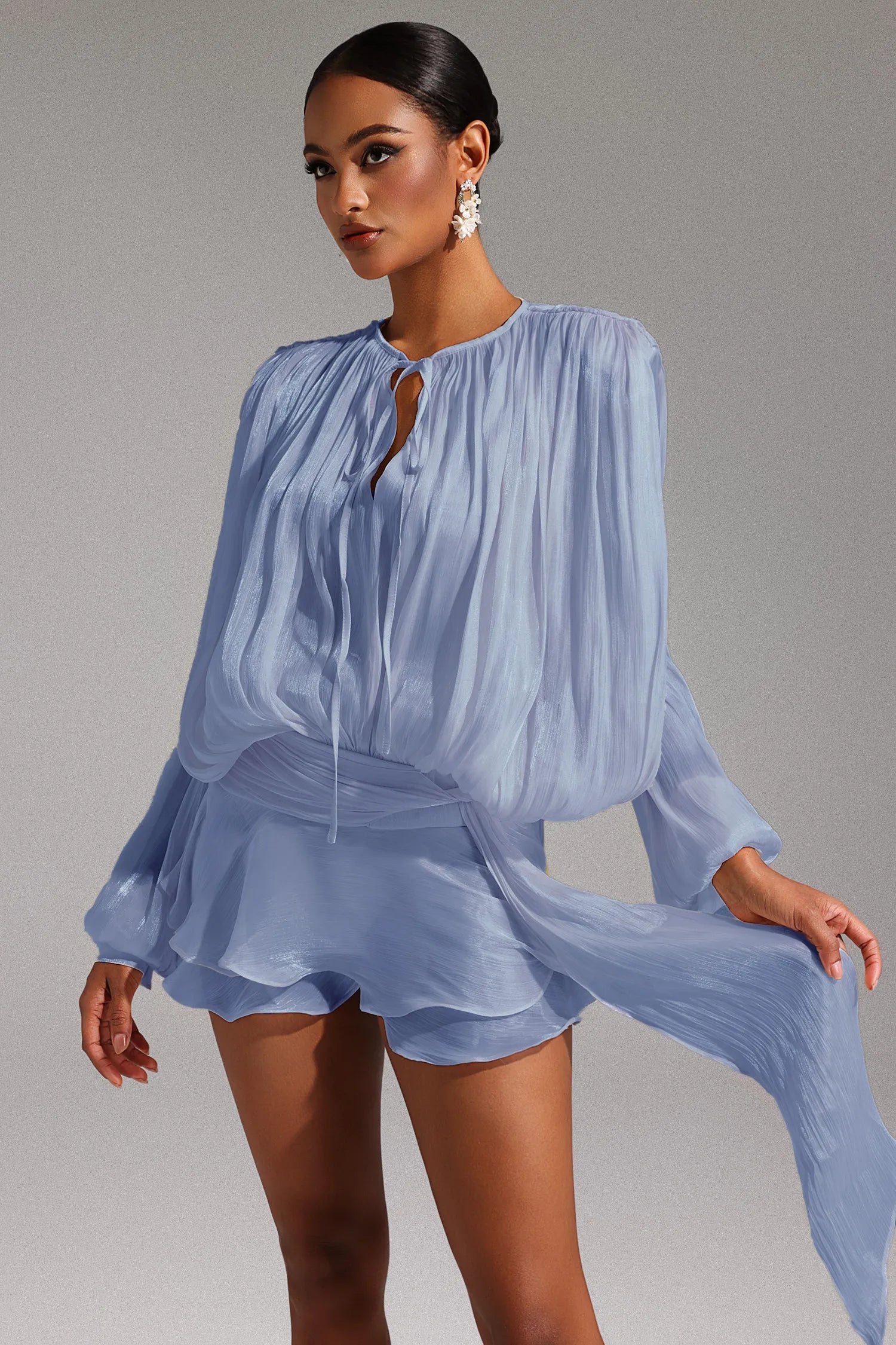 Anderson Cut-Out Mini Elbise | S-Mavi | M-Mavi | L-Mavi | Xl-Mavi