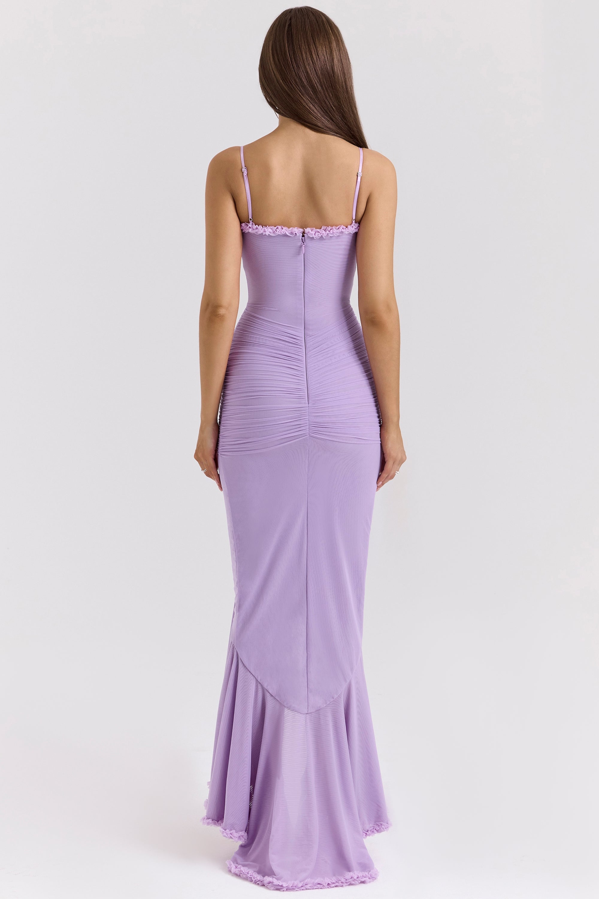 Velorage Emme Buzgulu Maxi Elbise | Siyah-XS | Siyah-S | Siyah-M | Siyah-L | Siyah-XL