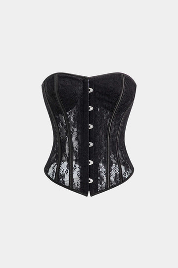 Velorage Aamina Bagcikli Dantel Korse | 13961-QQ1745827759-black-XS | 13961-QQ1745827759-black-S | 13961-QQ1745827759-black-M | 13961-QQ1745827759-black-L