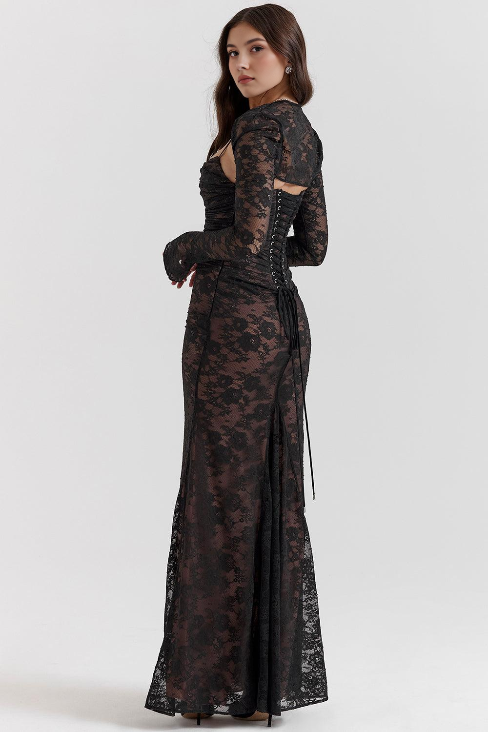 Velorage Kerri Dantel V Yaka Maksi Elbise | 1450 | 1451 | 1452 | 1453 | Beyaz-XL