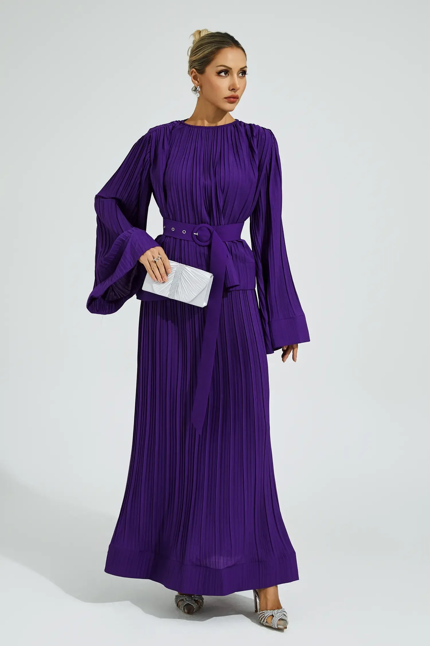 Imaan Mor Volanli Etek Takimi | Mor-S | Mor-M | Mor-L | Mor-Xl | Mor-Xxl | Mor-Xxxl