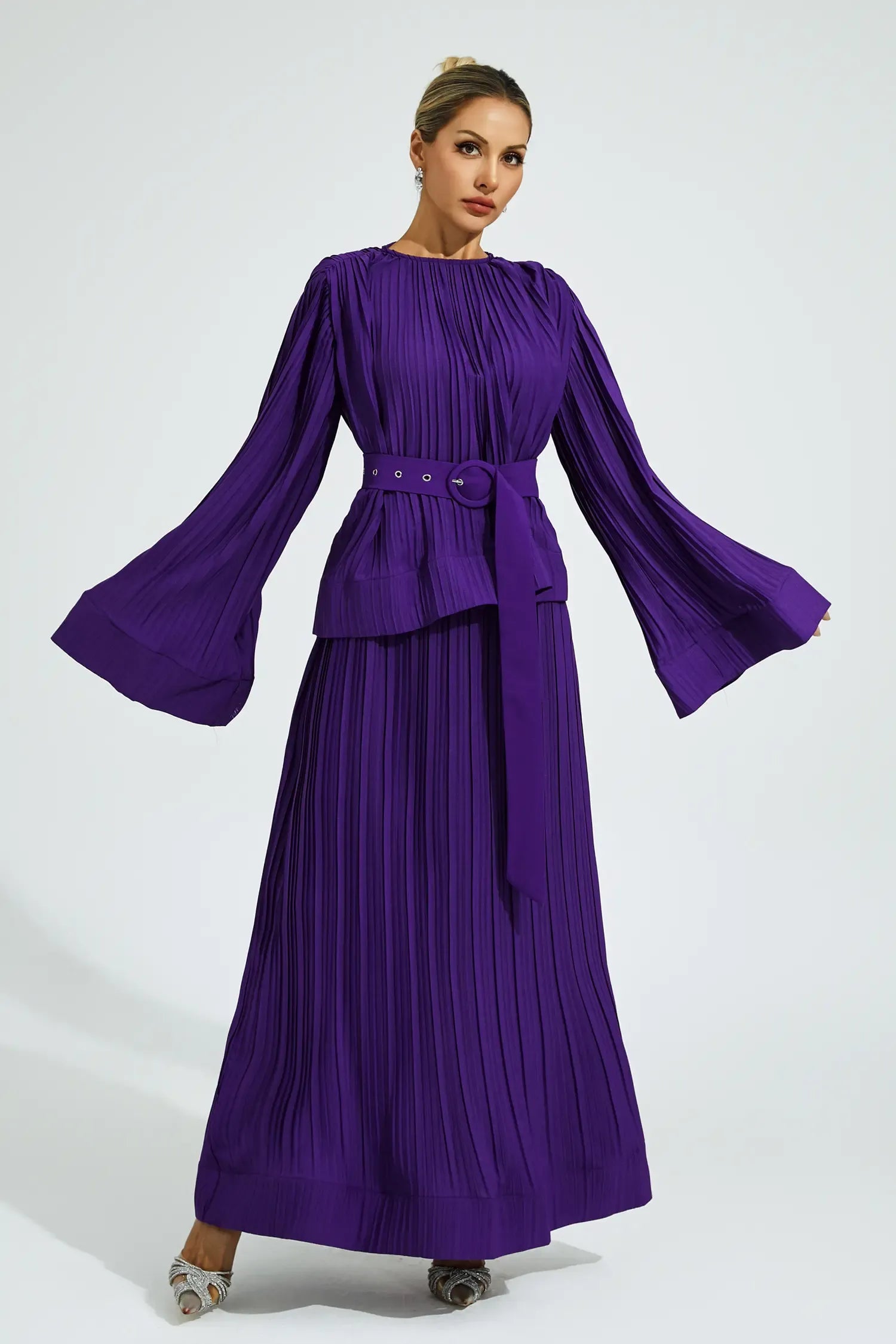 Imaan Mor Volanli Etek Takimi | Mor-S | Mor-M | Mor-L | Mor-Xl | Mor-Xxl | Mor-Xxxl