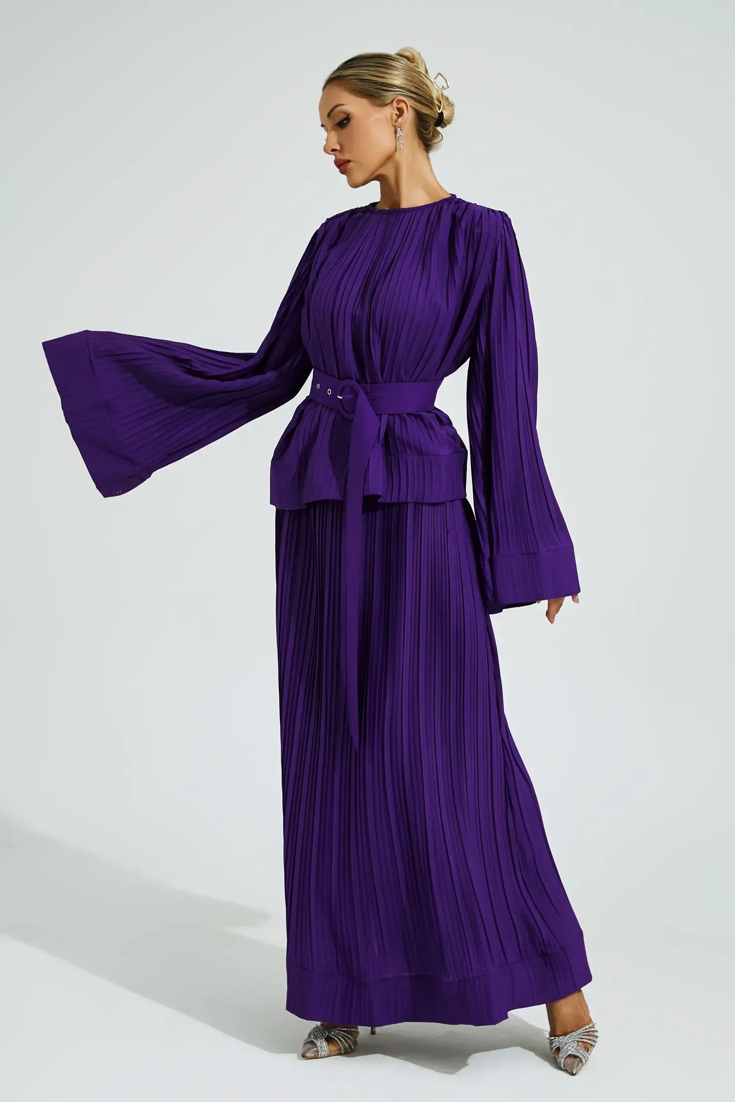 Imaan Mor Volanli Etek Takimi | Mor-S | Mor-M | Mor-L | Mor-Xl | Mor-Xxl | Mor-Xxxl