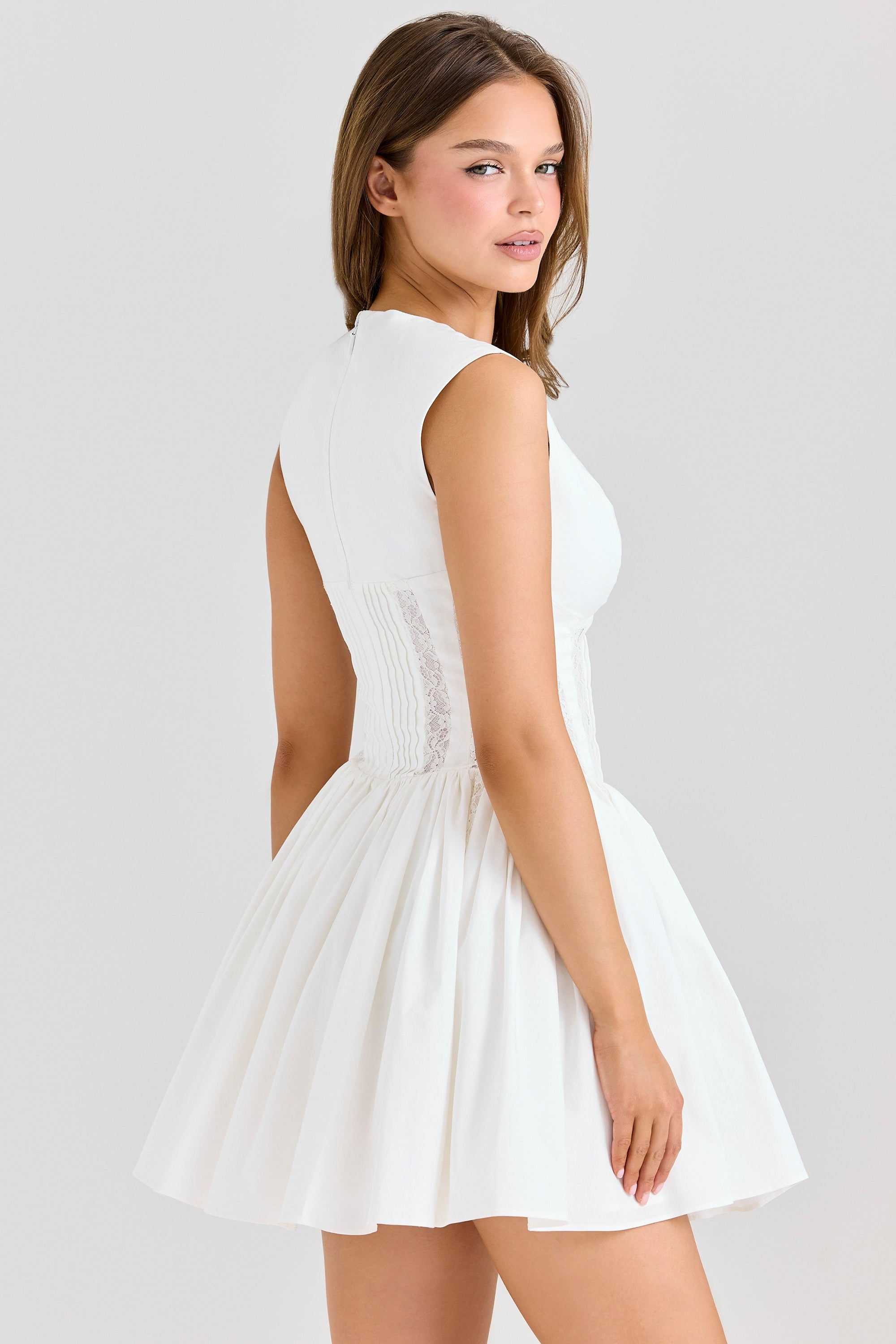 Maizie Dantelli Mini Elbise