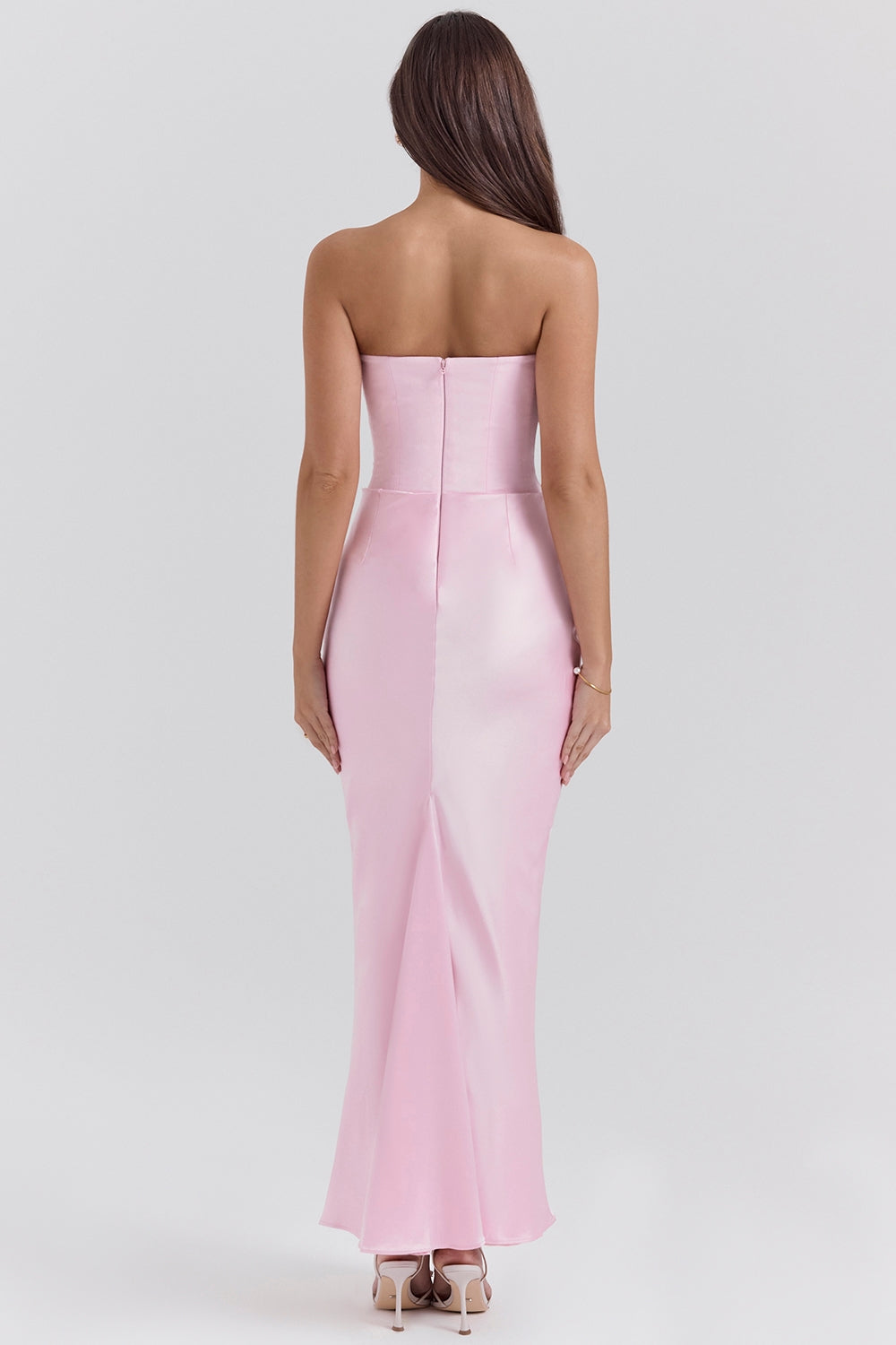 Rynlee Straplez Korse Maxi Elbise