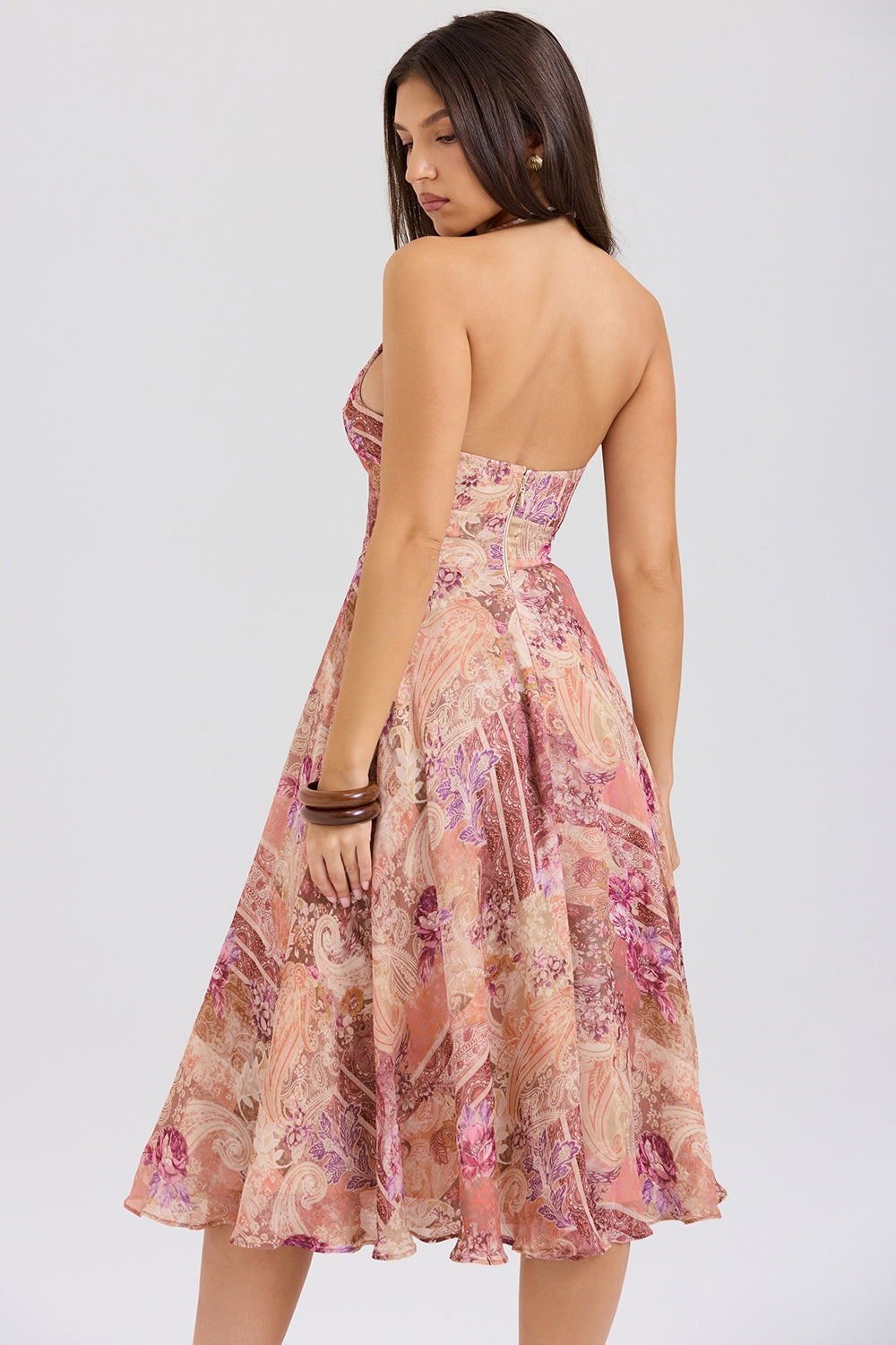 Sereen Halter Maksi Elbise
