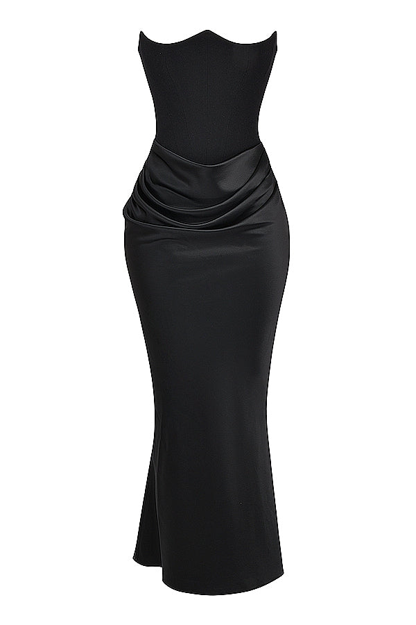 Rynlee Straplez Korse Maxi Elbise