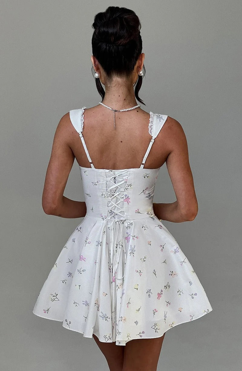 Amaria Dantel Mini Elbise