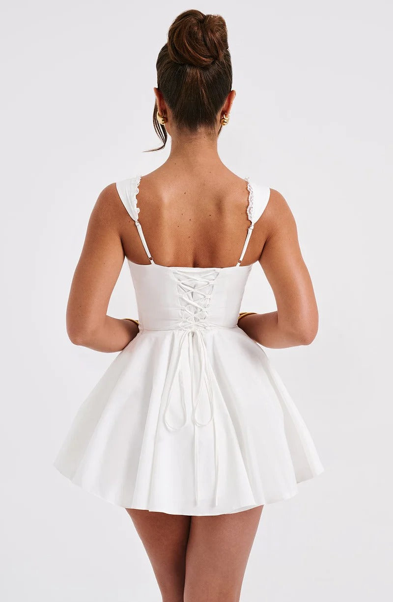 Amaria Dantel Mini Elbise