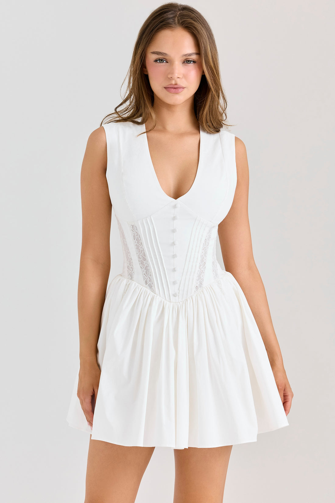 Maizie Dantelli Mini Elbise