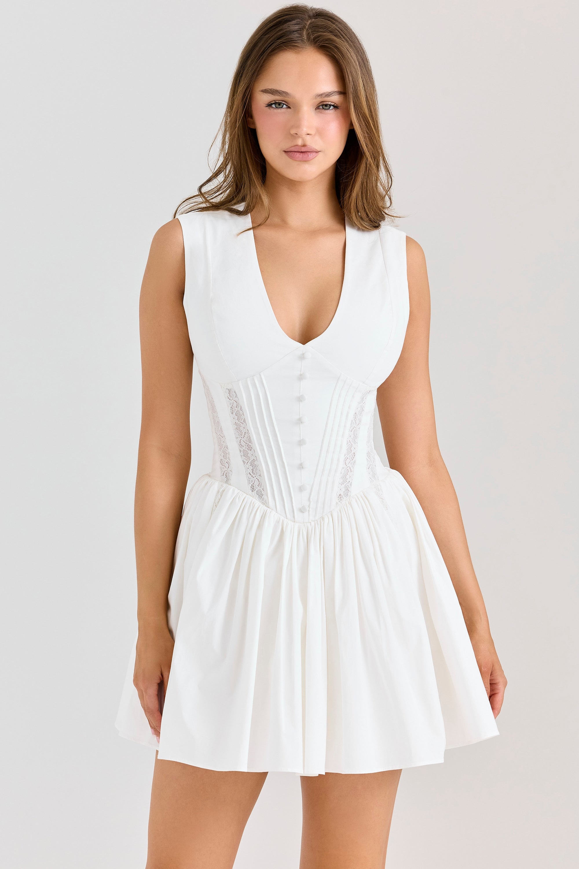 Maizie Dantelli Mini Elbise