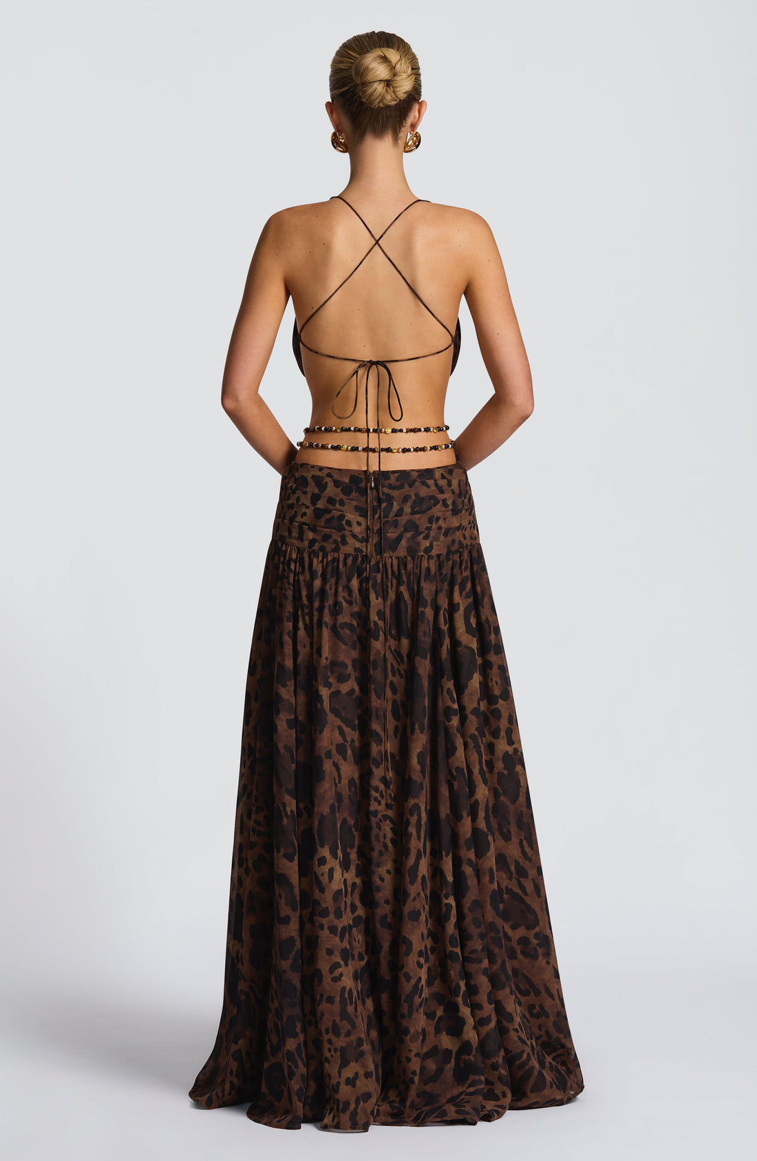 Velorage Jameson Leopar Desenli Maxi Elbise | BBF4082-D - LEOPARD PRINT - XS | BBF4082-D - LEOPARD PRINT - S | BBF4082-D - LEOPARD PRINT - M | BBF4082-D - LEOPARD PRINT - L | BBF4082-D - LEOPARD PRINT - XL | BBF4082-D - LEOPARD PRINT - XXL