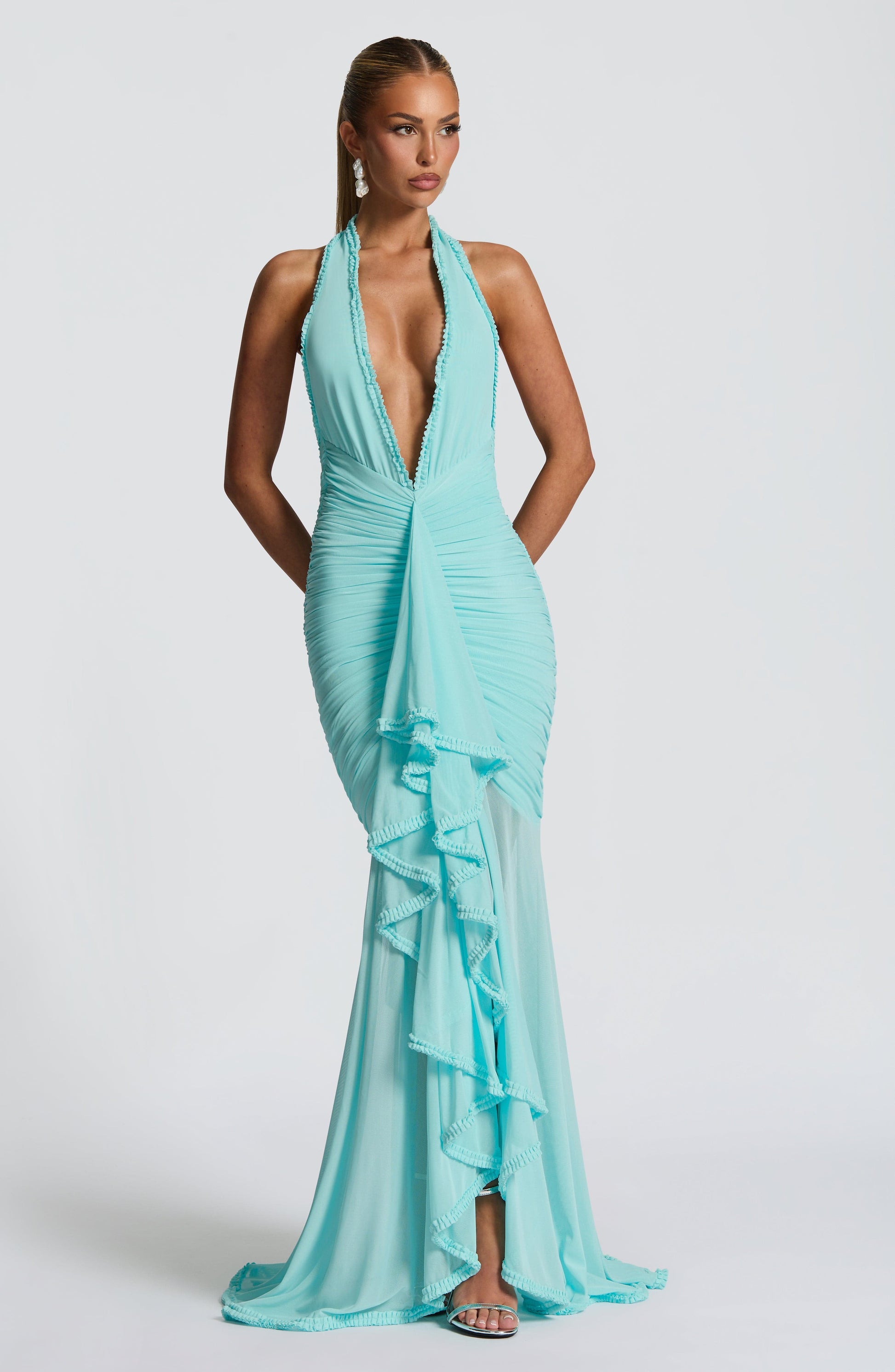 Velorage Alesana Halter Maxi Elbise