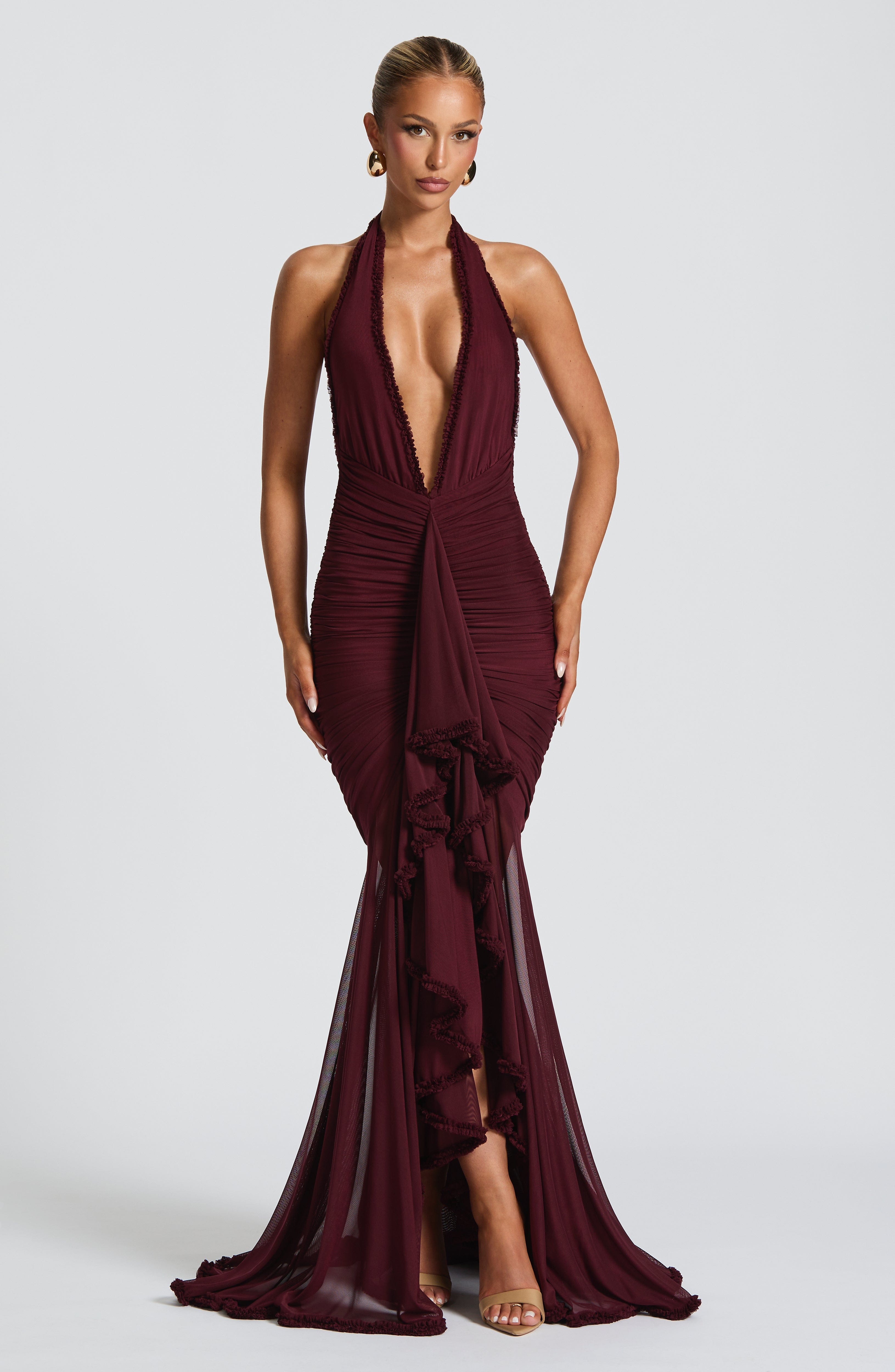 Velorage Railyn Maksi Halter Elbise